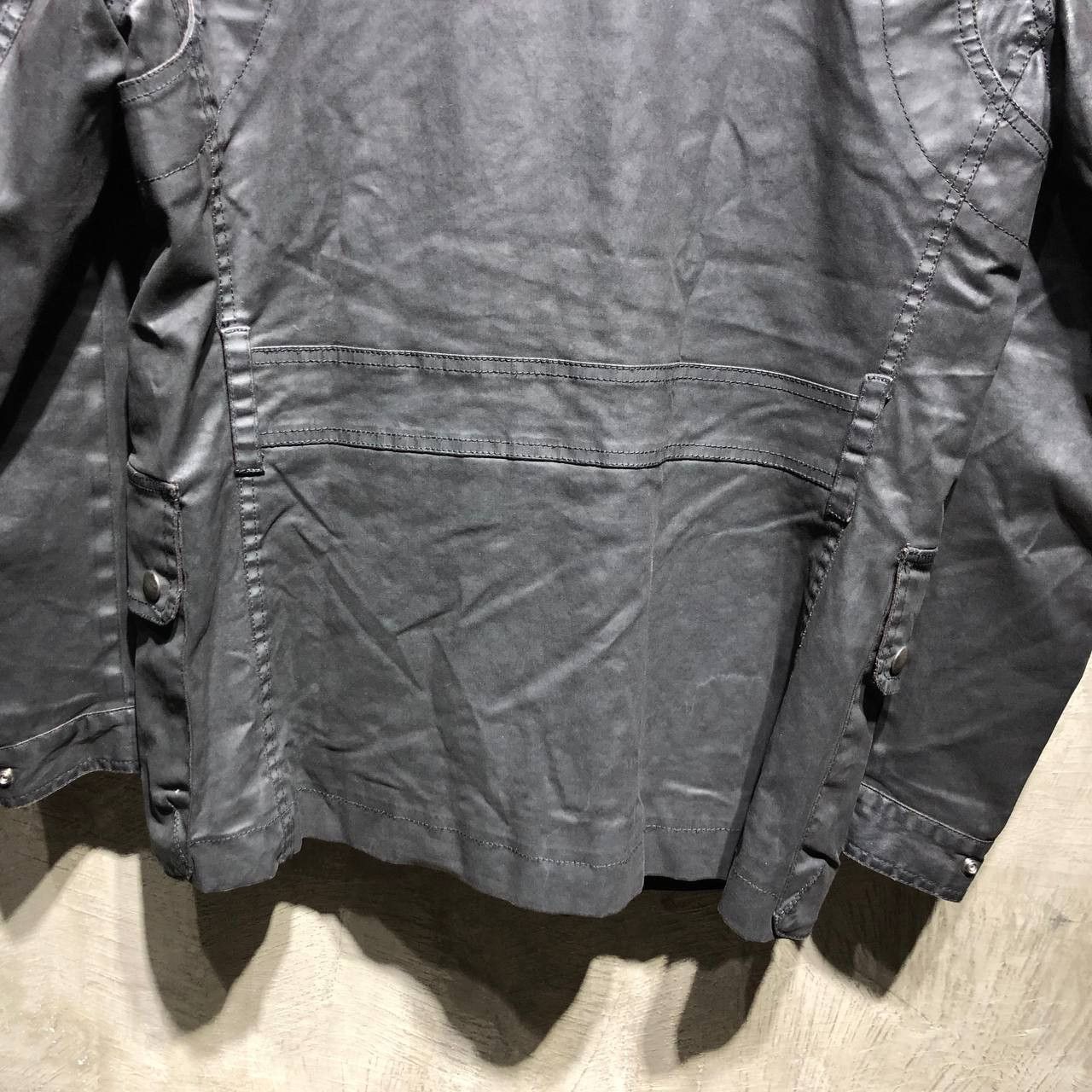 Z Zegna Zegna Waxed motorcycle leather jacket Size US M / EU 48-50 / 2 - 8 Thumbnail