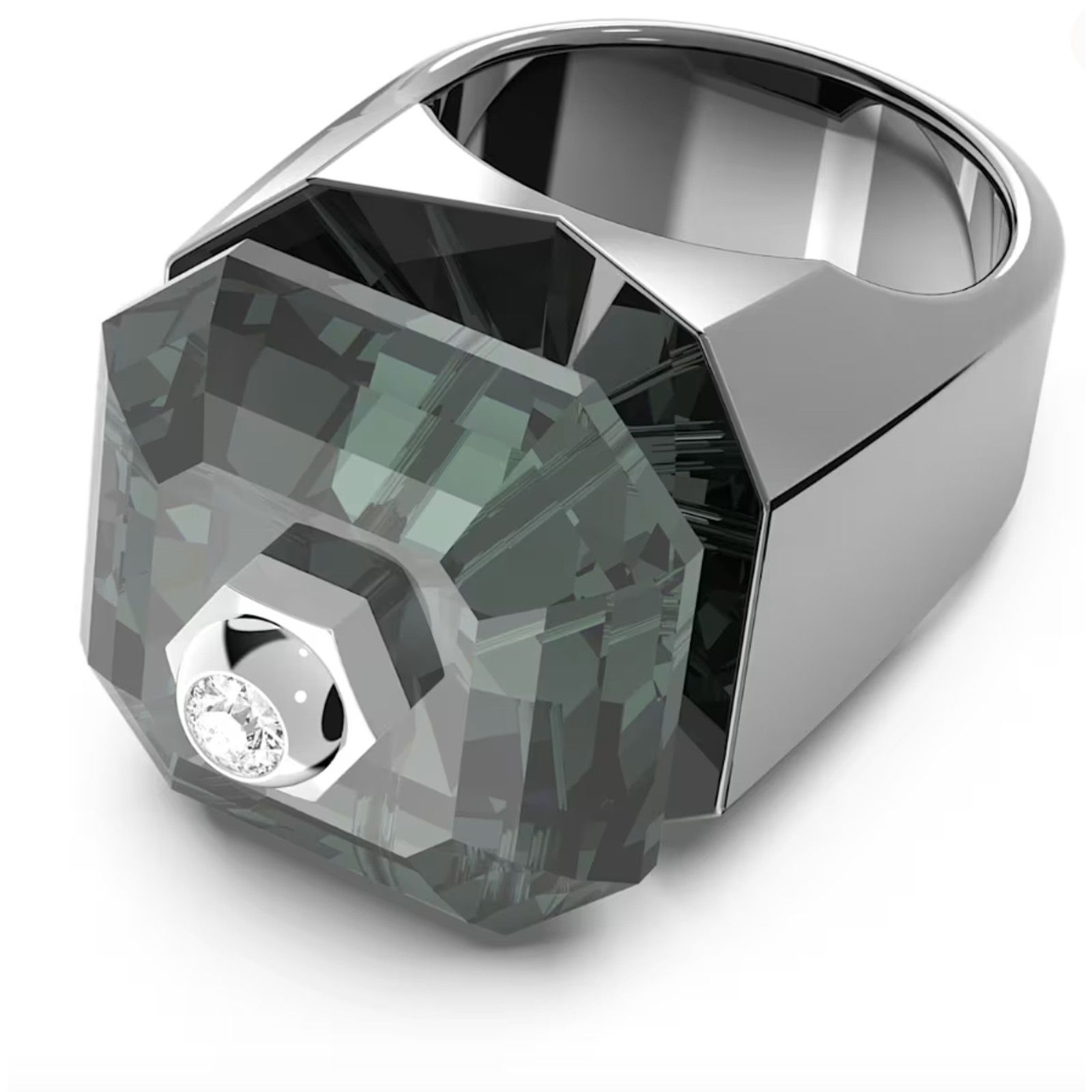 Swarovski Swarovski Numina cocktail ring Octagon cut, Black, 7 USA Size ONE SIZE - 2 Thumbnail