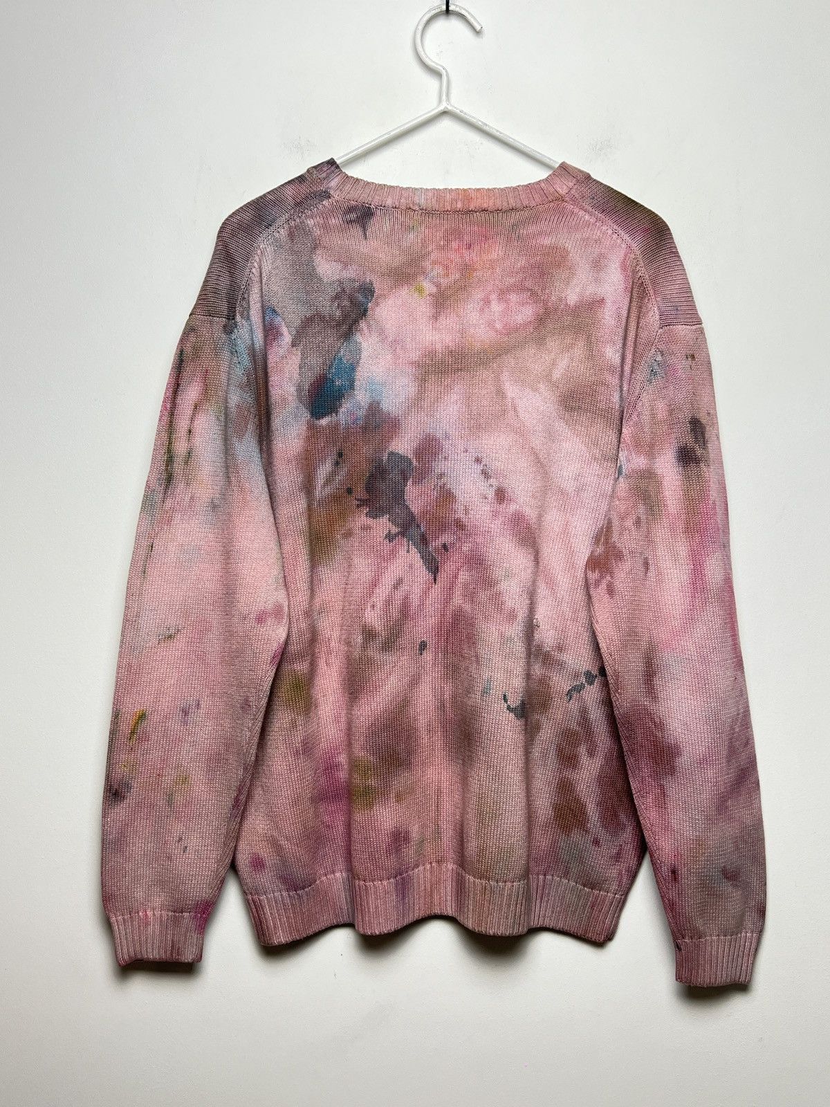 Yves Saint Laurent YSL y2k tie dye vintage sweater m-l Size US L / EU 52-54 / 3 - 13 Thumbnail