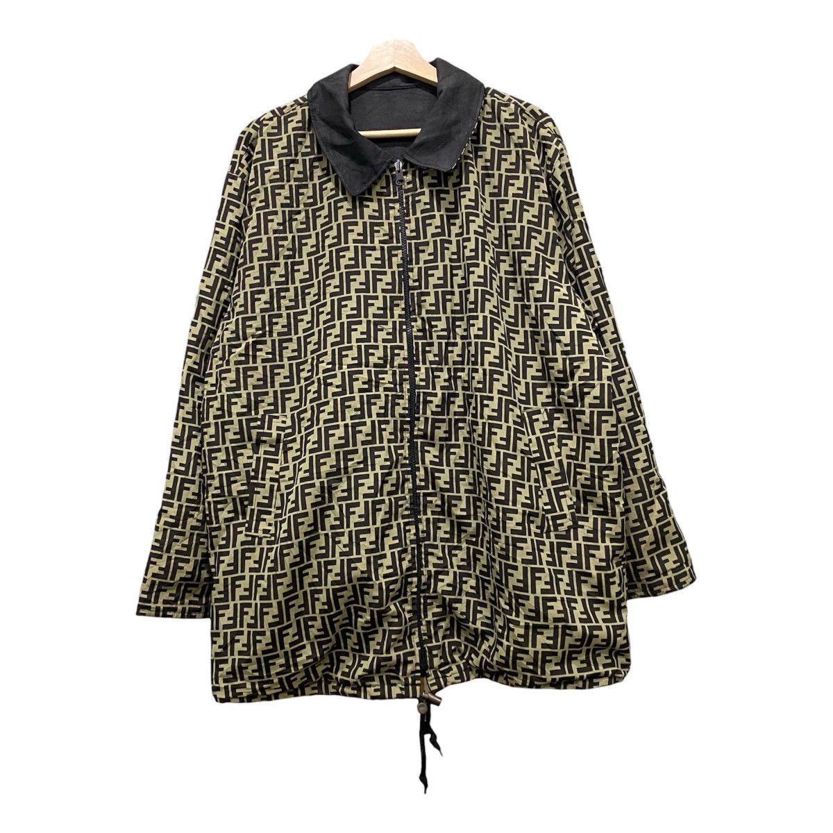 Fendi Vintage Fendi Zucca Monogram Reversible Coach Jacket Size US L / EU 52-54 / 3 - 1 Thumbnail