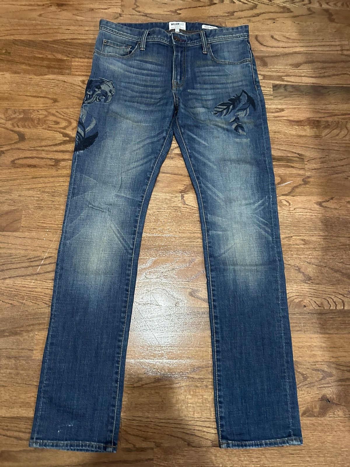 Streetwear William Rast William Rast Embroidered Jeans Grailed