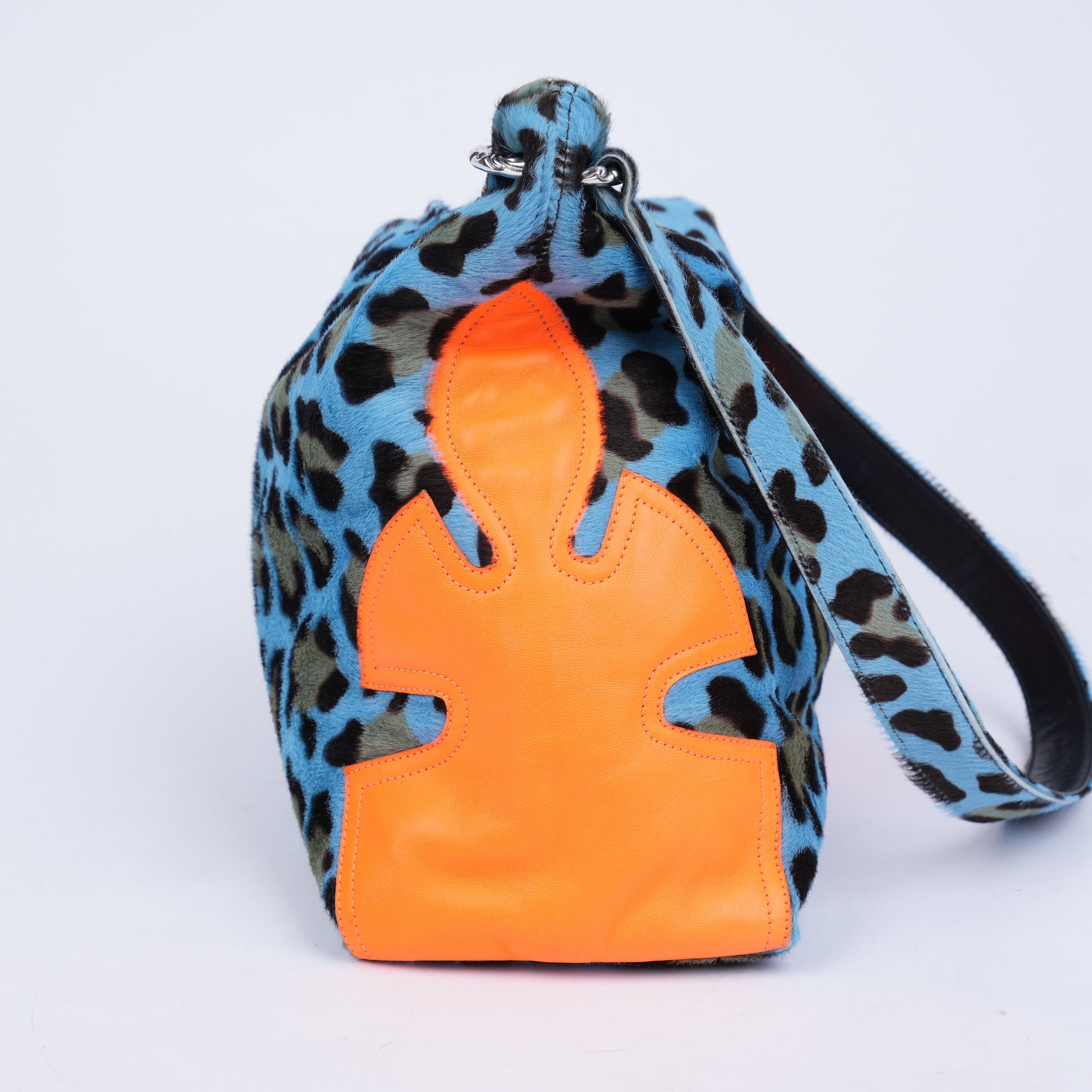 Chrome Hearts CHROME HEARTS LYON ST. BARTHS BLUE CHEETAH BAG Size ONE SIZE - 5 Thumbnail