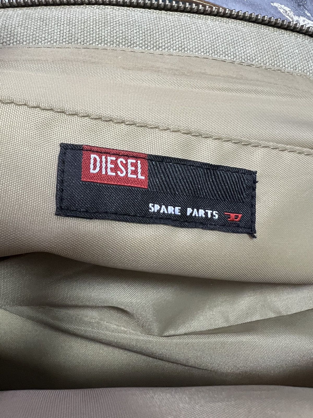 Diesel Vintage 90S Y2K Hobo Tote Diesel Avant Gard Linen Bag Size ONE SIZE - 6 Thumbnail