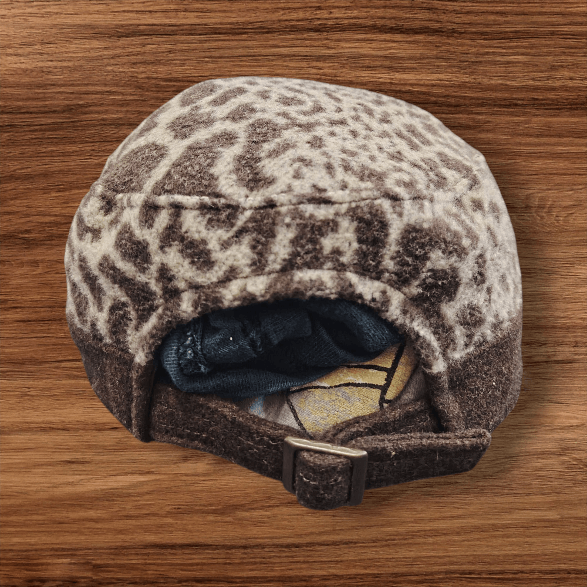 If Six Was Nine Japanese Leopard Camou I6W9 style LGB Military design cap Size ONE SIZE - 5 Thumbnail