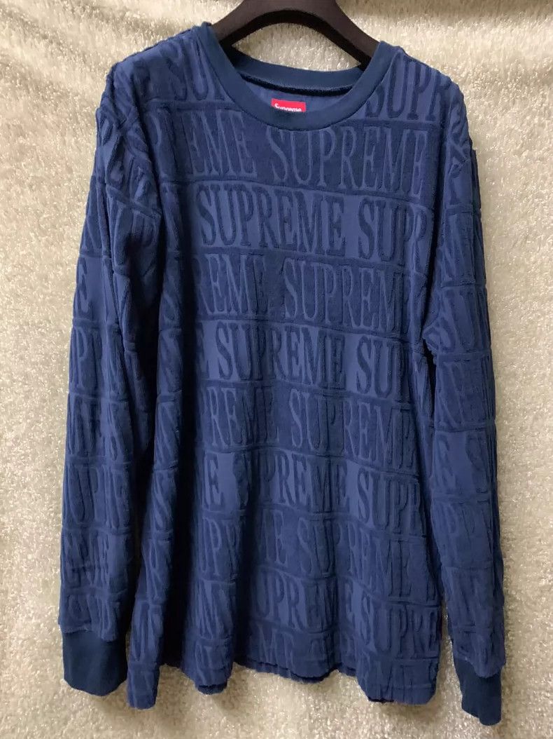 Supreme Supreme Men's Long Sleeve Patterned T-Shirt Size US L / EU 52-54 / 3 - 1 Thumbnail