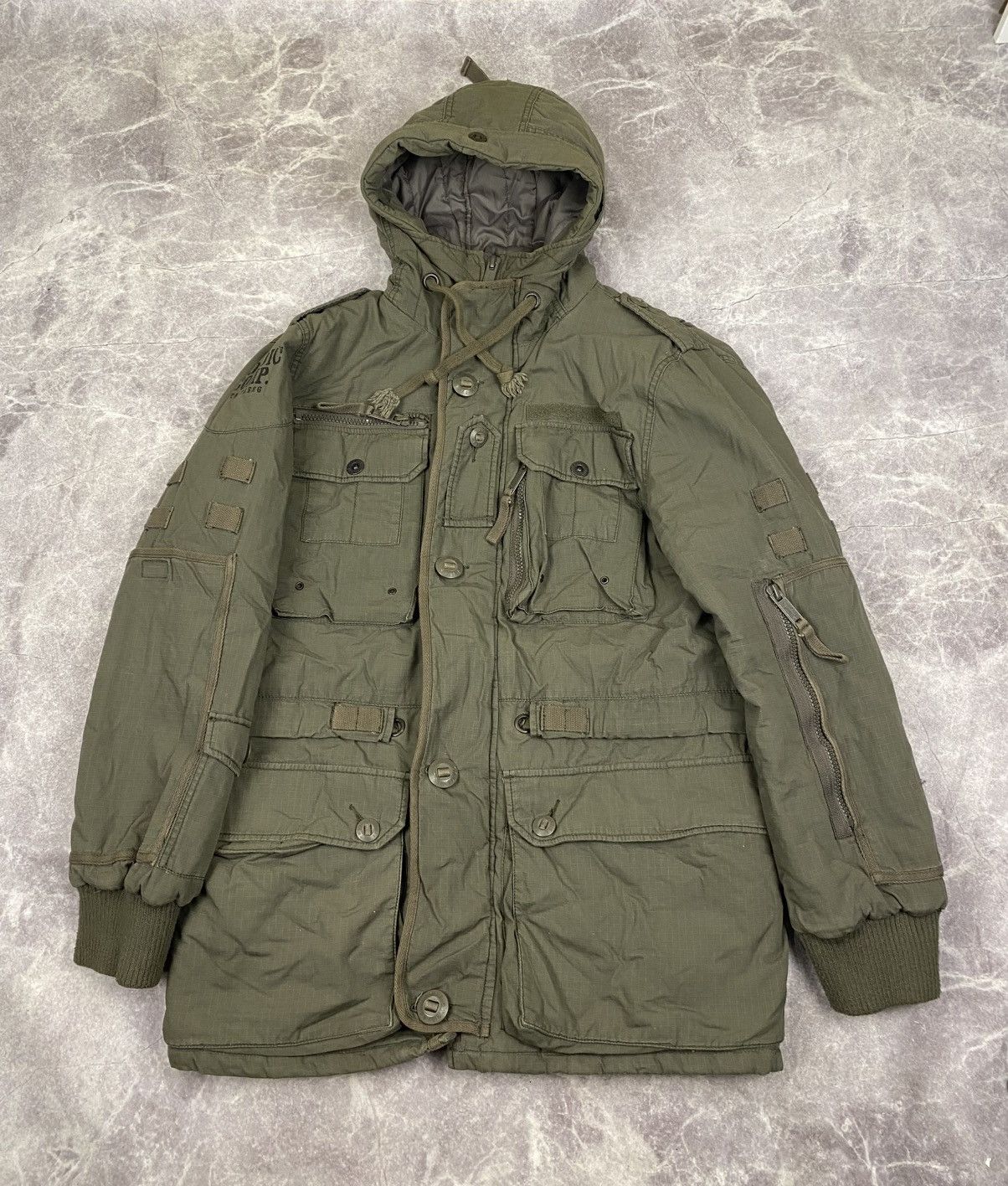 Other Thor Steinar Multipocket Khaki Military Style Parka Size: L Size US L / EU 52-54 / 3 - 1 Thumbnail