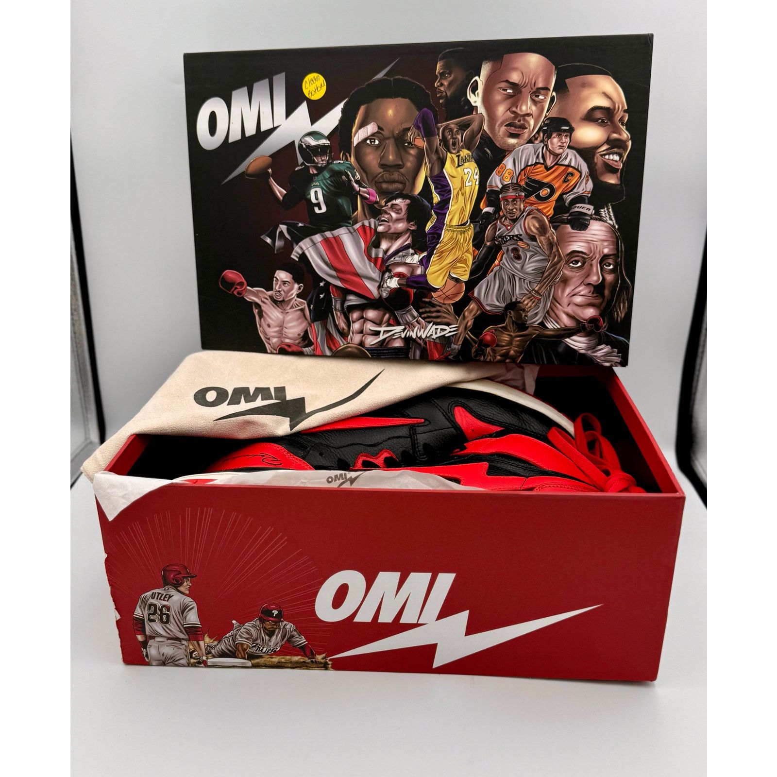 & Other Stories OMI Reloaded Air Zero Red Black “Rodman” Sz15 Size US 15 / EU 48 - 10 Thumbnail