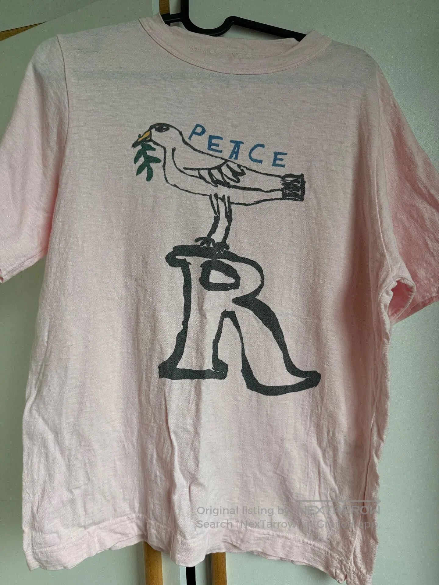 45rpm Pink Bird Graphic T. Size M / US 6-8 / IT 42-44 - 1 Thumbnail