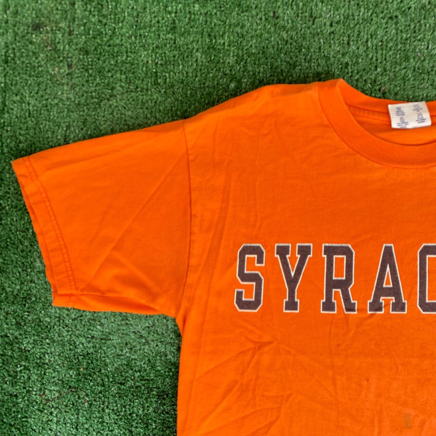 Champion Vintage Y2K Syracuse Orange Shirt University College Logo Te Size US M / EU 48-50 / 2 - 2 Thumbnail