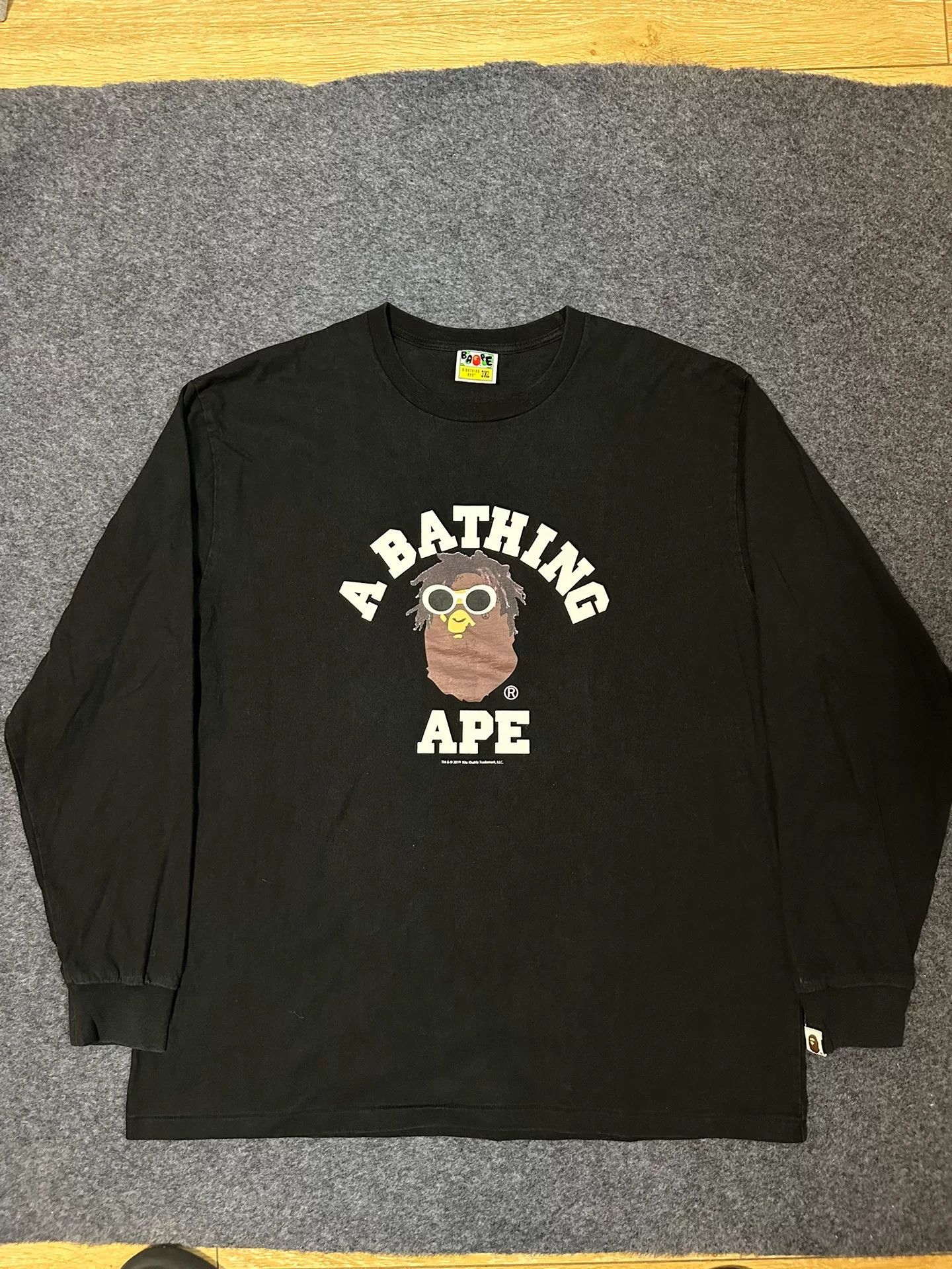 Bape Bape T Multi Glow Long Sleeve Tee Size US XXL / EU 58 / 5 - 1 Thumbnail