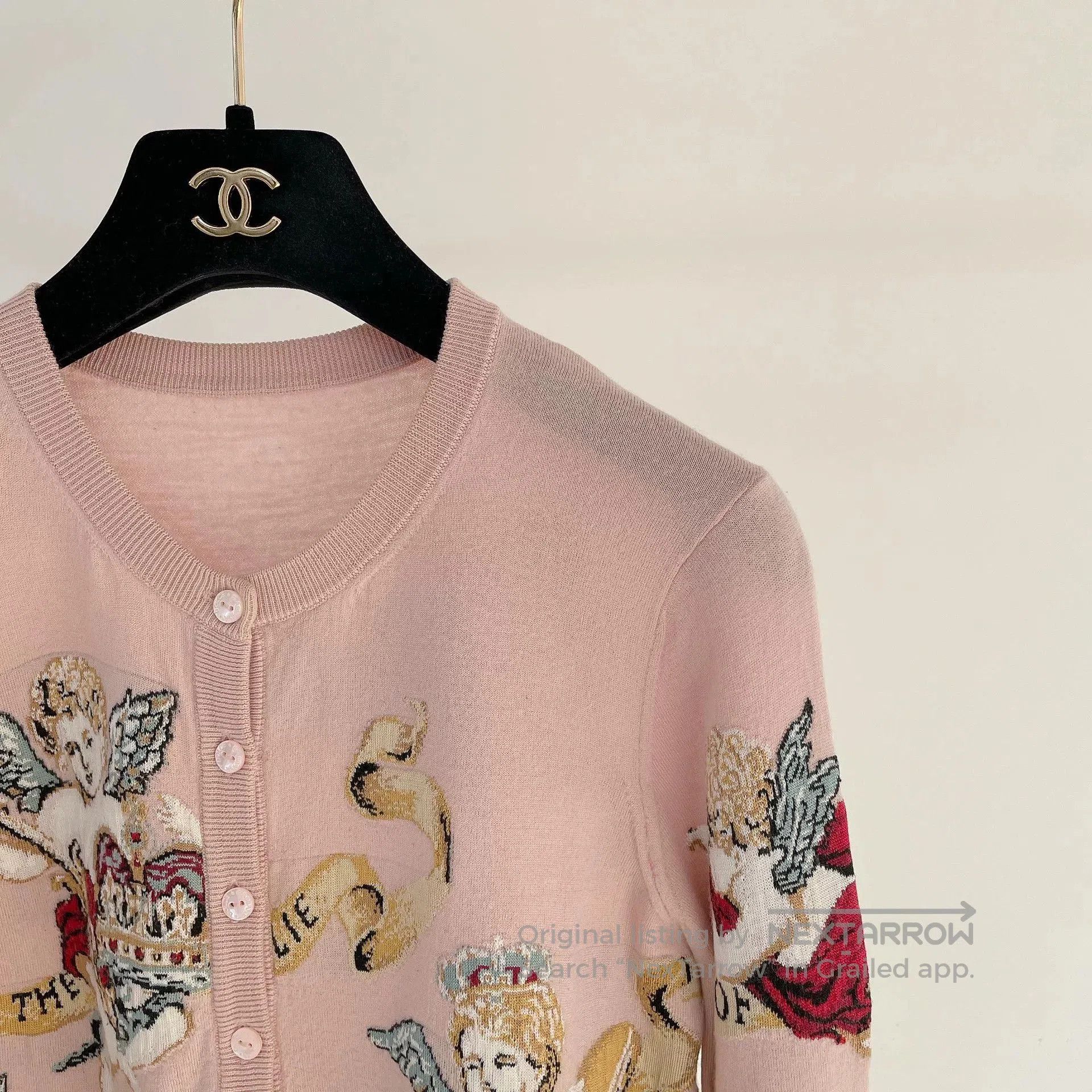 Dolce & Gabbana Dolce&Gabbana Pink Embroidered Top. Size S / US 4 / IT 40 - 3 Thumbnail