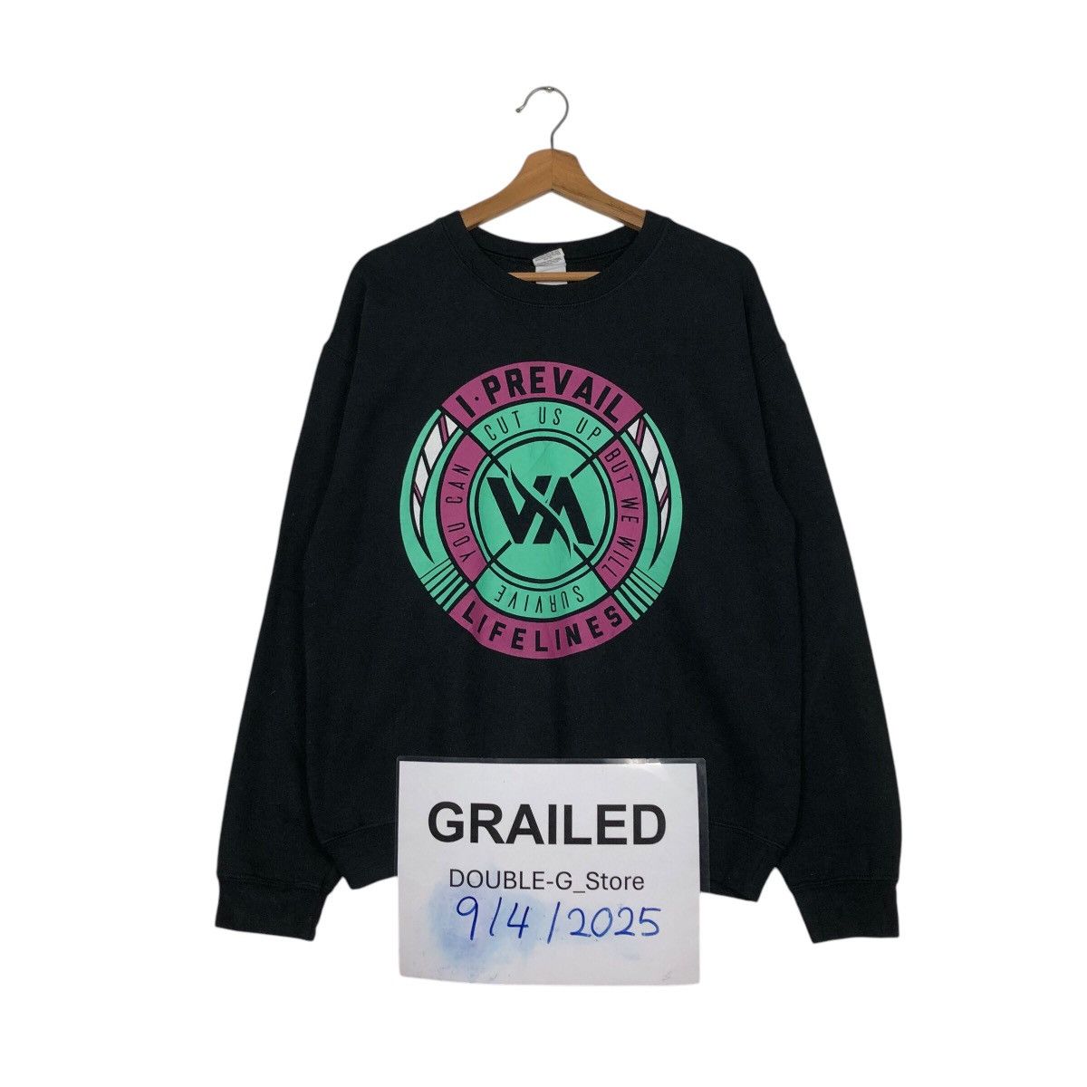 Japanese Brand 📌Vintage Sweatshirt Crewneck I Prevail Big Logo Size US M / EU 48-50 / 2 - 1 Thumbnail