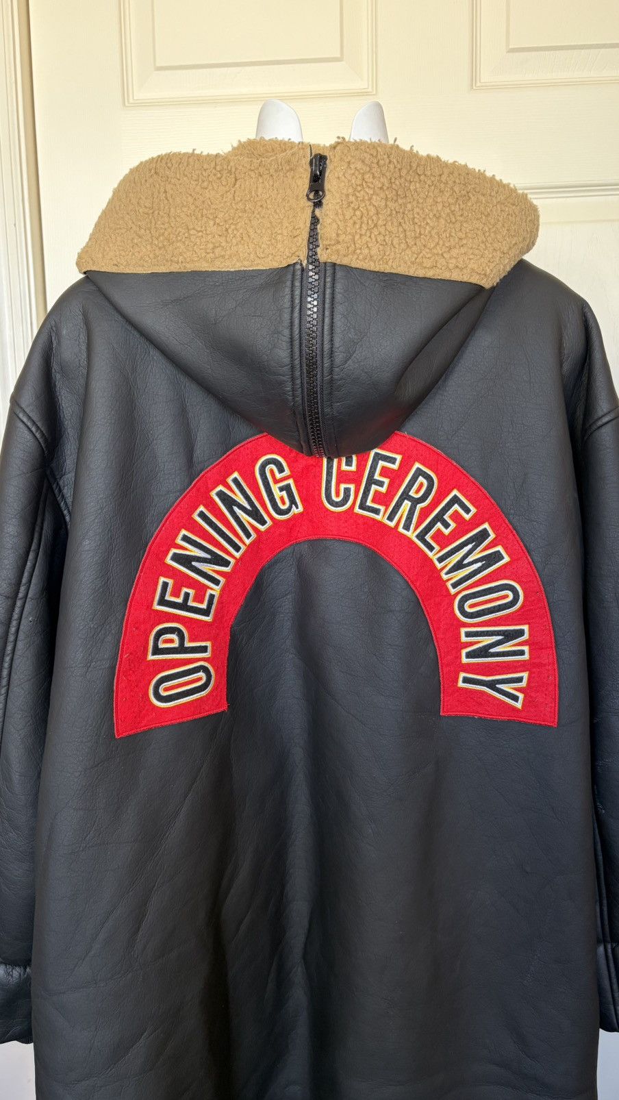 Opening Ceremony Opening Ceremony Global Varsity Leather Coat (L) – Rare Size US L / EU 52-54 / 3 - 8 Thumbnail
