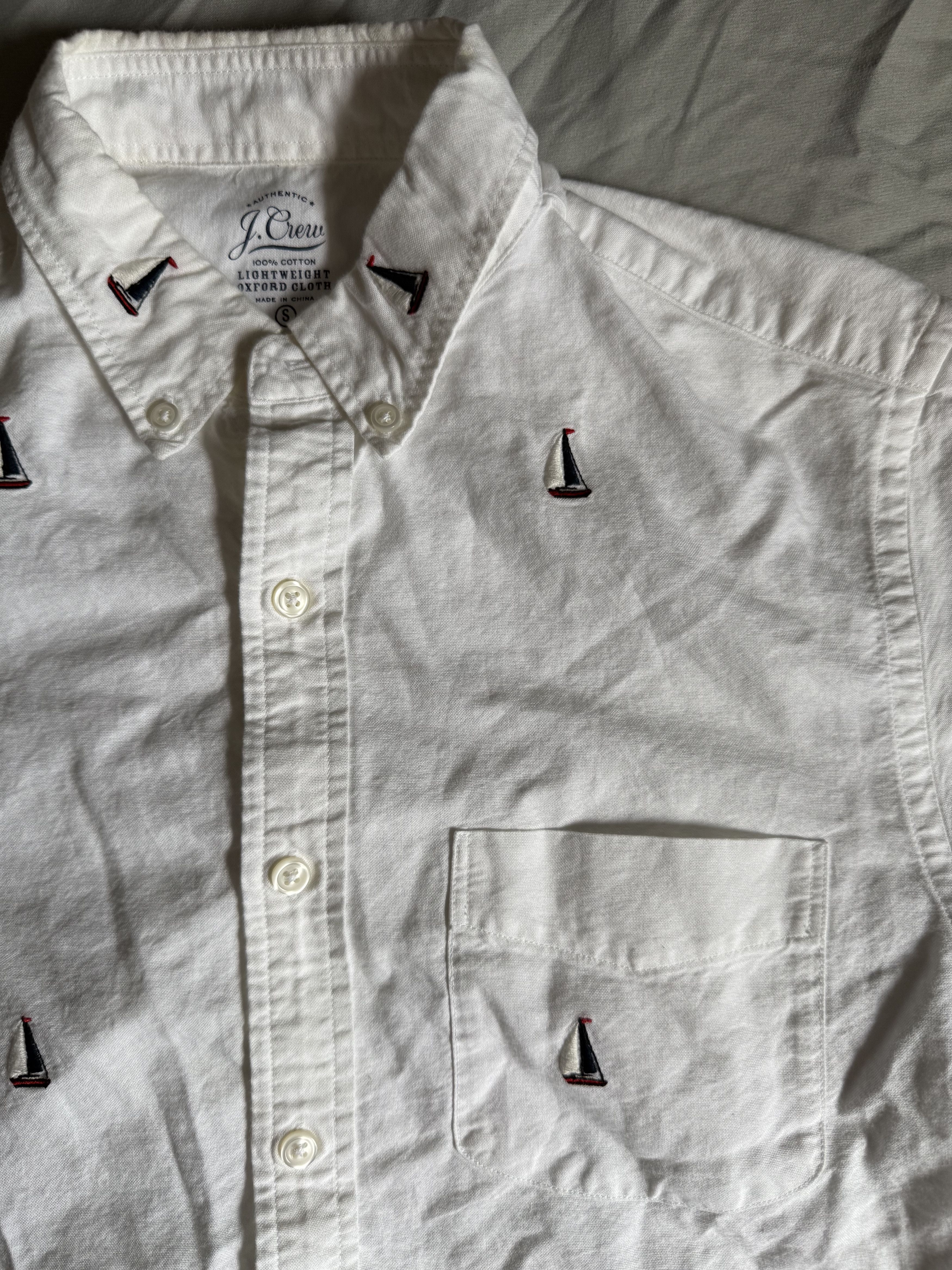 J.Crew J. Crew sailboat stitch pattern Button Up Shirt $79.50 Size US S / EU 44-46 / 1 - 1 Thumbnail