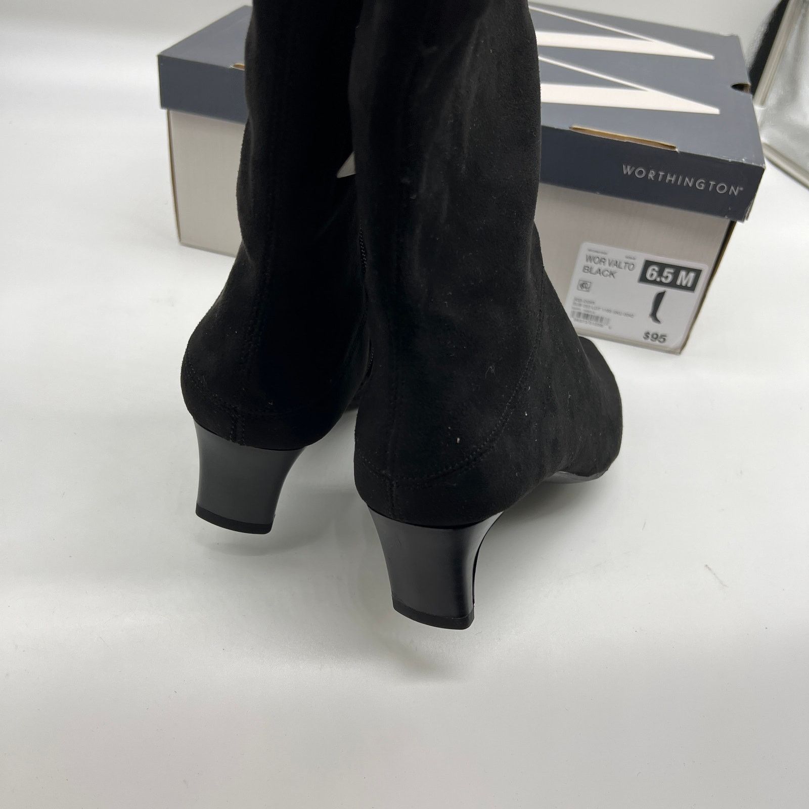 Other Worthington Women's Valto Faux Suede Black High Over Knee Size US 6.5 / IT 36.5 - 5 Thumbnail