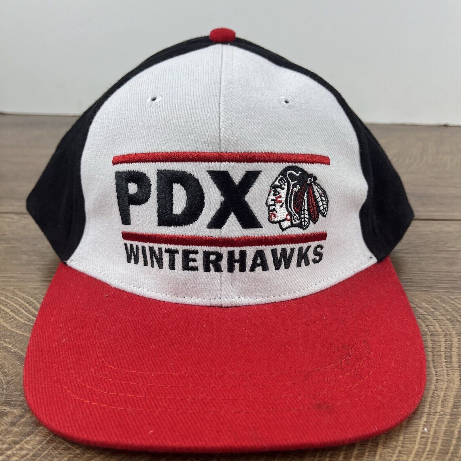 Other PDX Winterhawks Hat Portland Snapback White Cap Adjustable W Size ONE SIZE - 4 Thumbnail