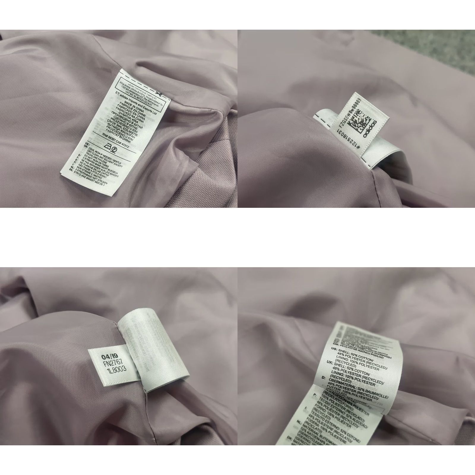 Adidas Adidas Danielle Cathari Limited edition lavender asymmetric Blazer jacket Size M / US 6-8 / IT 42-44 - 11 Thumbnail