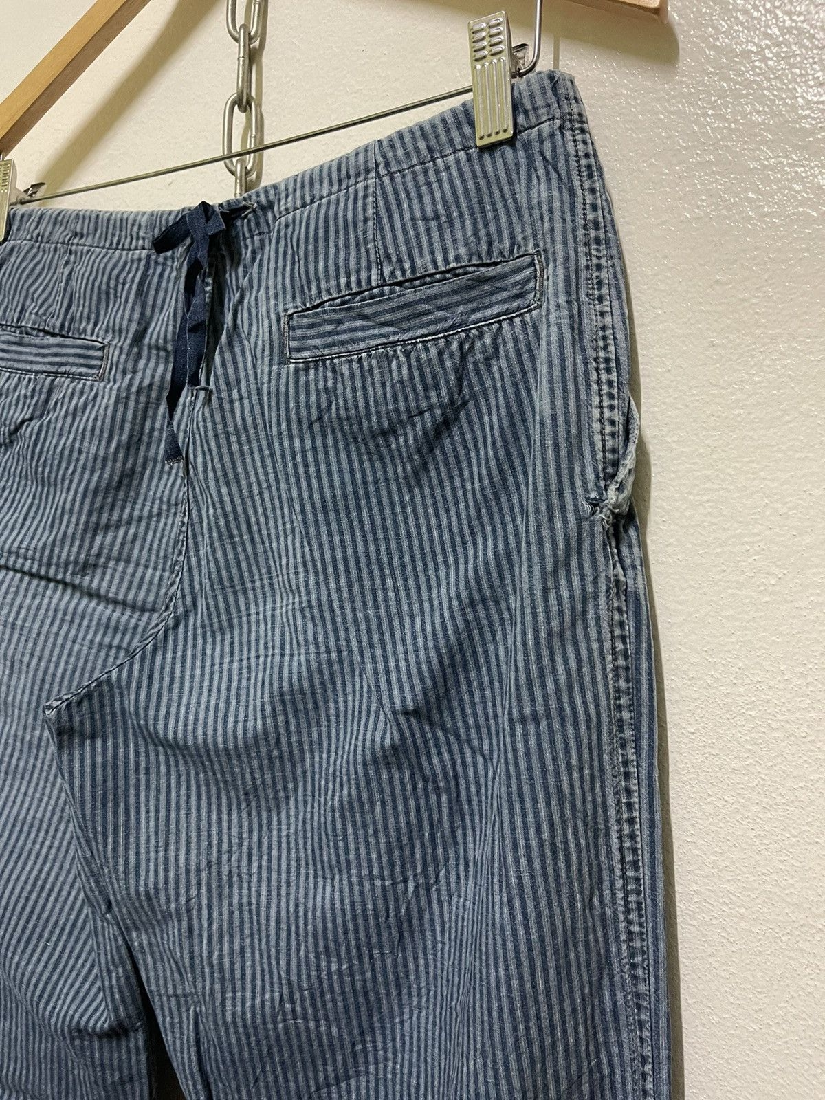 45rpm × Japanese Brand 45RPM Striped Navy Pants Japan Size 30" / US 8 / IT 44 - 12 Thumbnail
