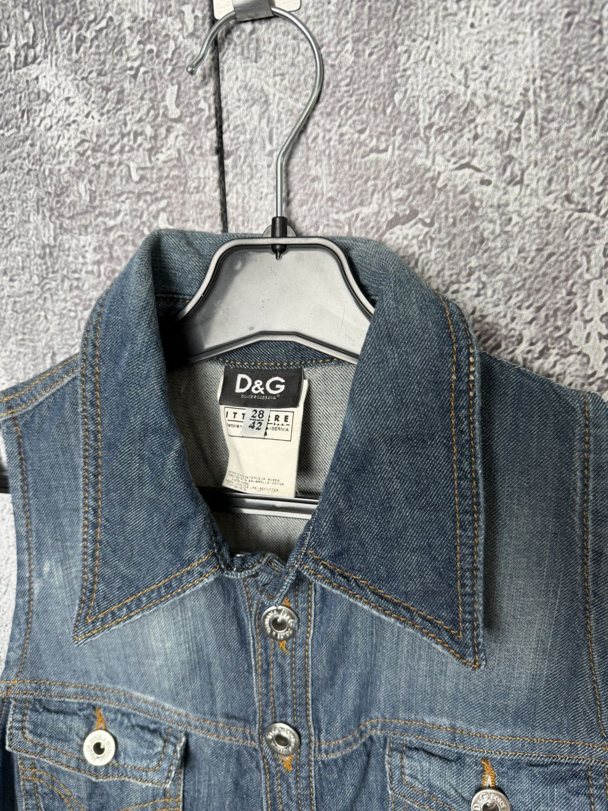 Dolce & Gabbana Dolce & Gabbana Denim Sleeveless Dress Button Front Jens D&G Size M / US 6-8 / IT 42-44 - 17 Thumbnail