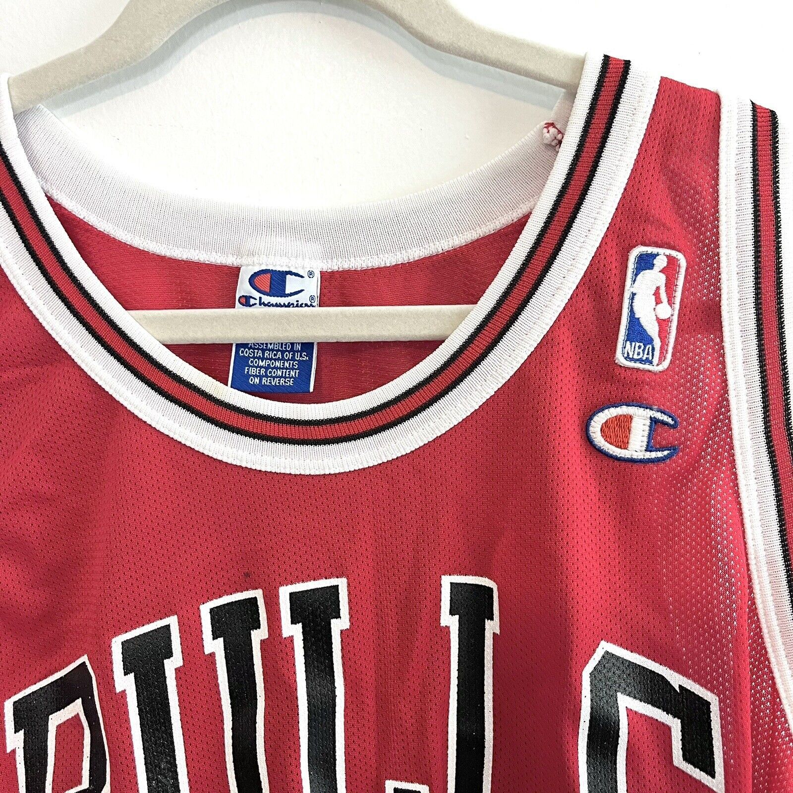 Champion 1990s Champion Chicago Bulls #23 Blank Jersey Rare Jordan 48 Size US L / EU 52-54 / 3 - 4 Thumbnail