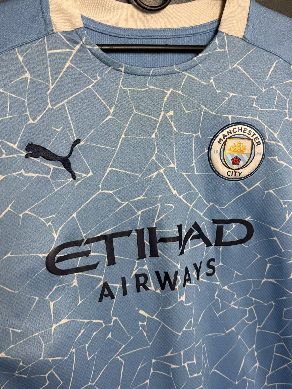 Puma Manchester City 20/21 Home Football Jersey Size US L / EU 52-54 / 3 - 3 Thumbnail