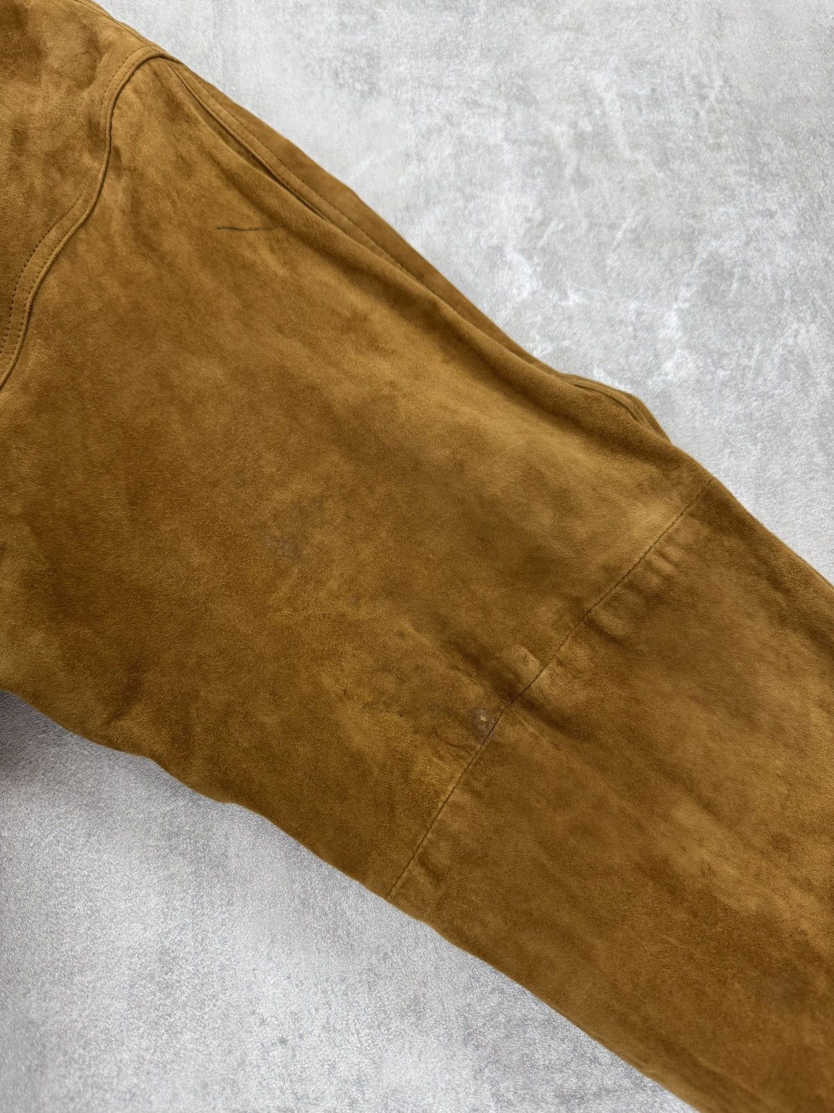 Other Vintage Suede Bomber Jacket Old Money Preppy Leather JKT Size US L / EU 52-54 / 3 - 7 Thumbnail