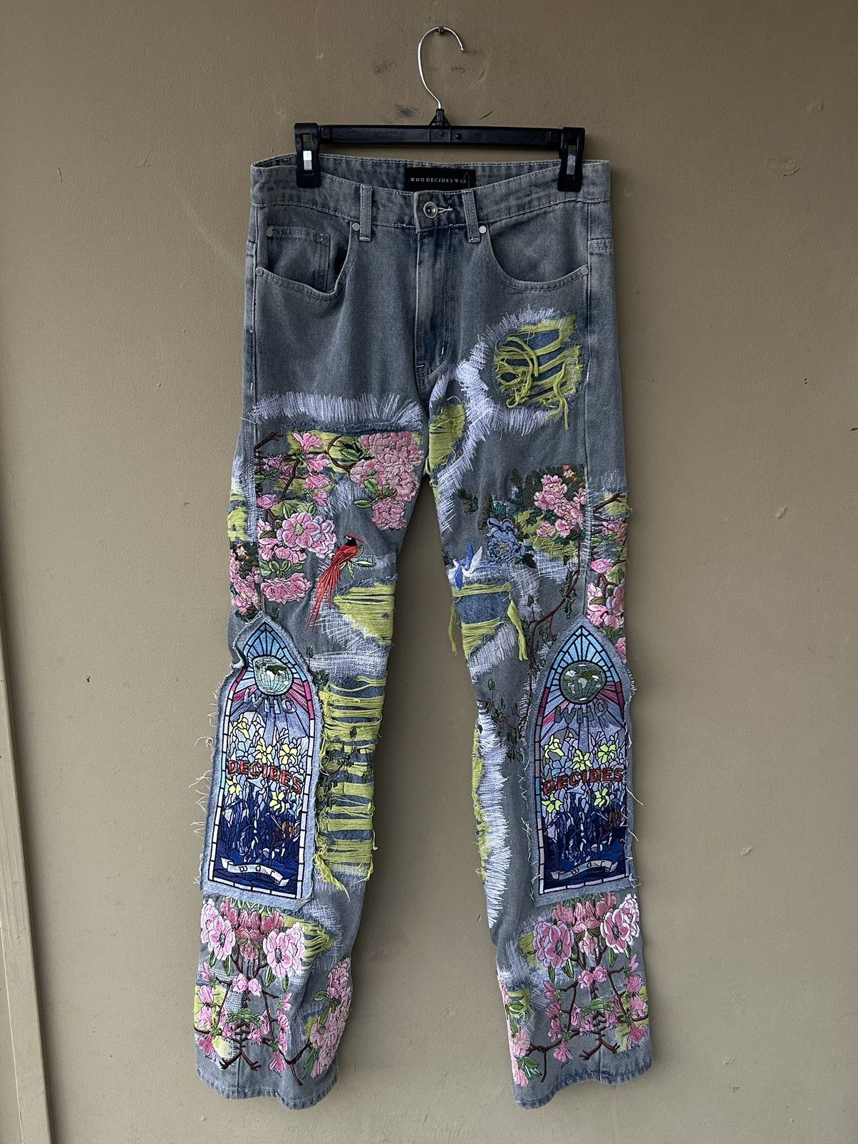 Image of Ev Bravado x Who Decides War Wdw Durhams Fusion Denim in Blue, Men's (Size 30)