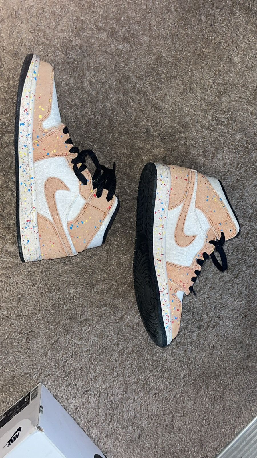 Jordan Brand × Nike Jordan 1 Mid SE Brushstroke Size US 7.5 / EU 40-41 - 4 Thumbnail