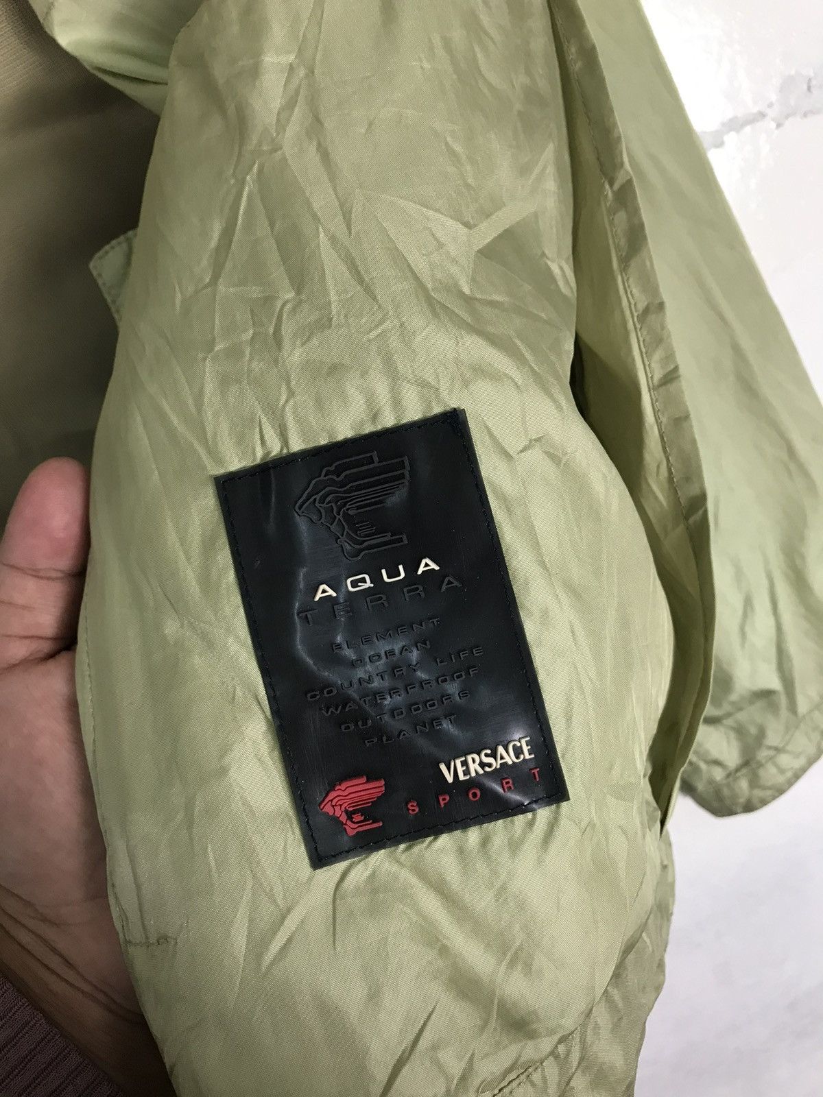 Versace 🔥 VERSACE SPORT AQUA TERRA TECHNICAL JACKET MADE IN ITALY Size US L / EU 52-54 / 3 - 14 Thumbnail