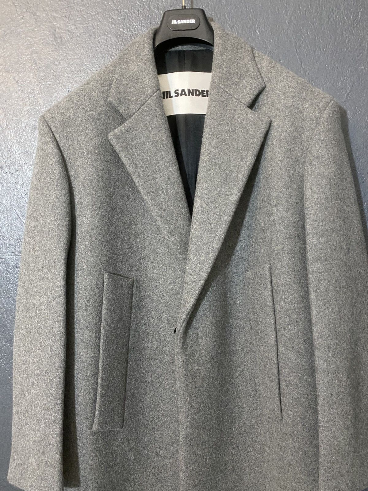 Jil Sander Cappotto raw edge felt Size US M / EU 48-50 / 2 - 2 Thumbnail