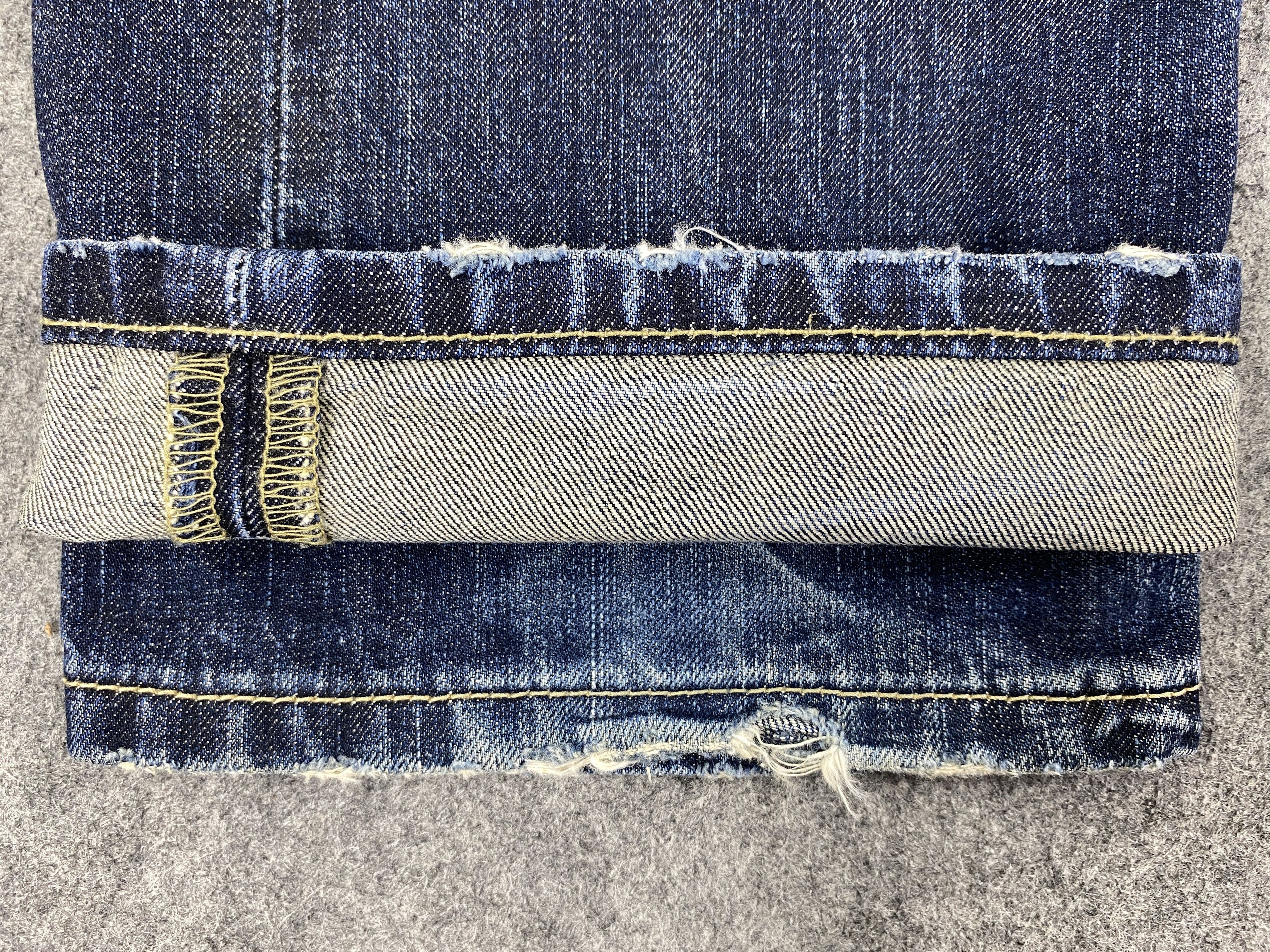 Levi's Distressed Dark Blue Levi's 505 Jeans 32x32 Denim -JN1707 Size US 32 / EU 48 - 12 Thumbnail