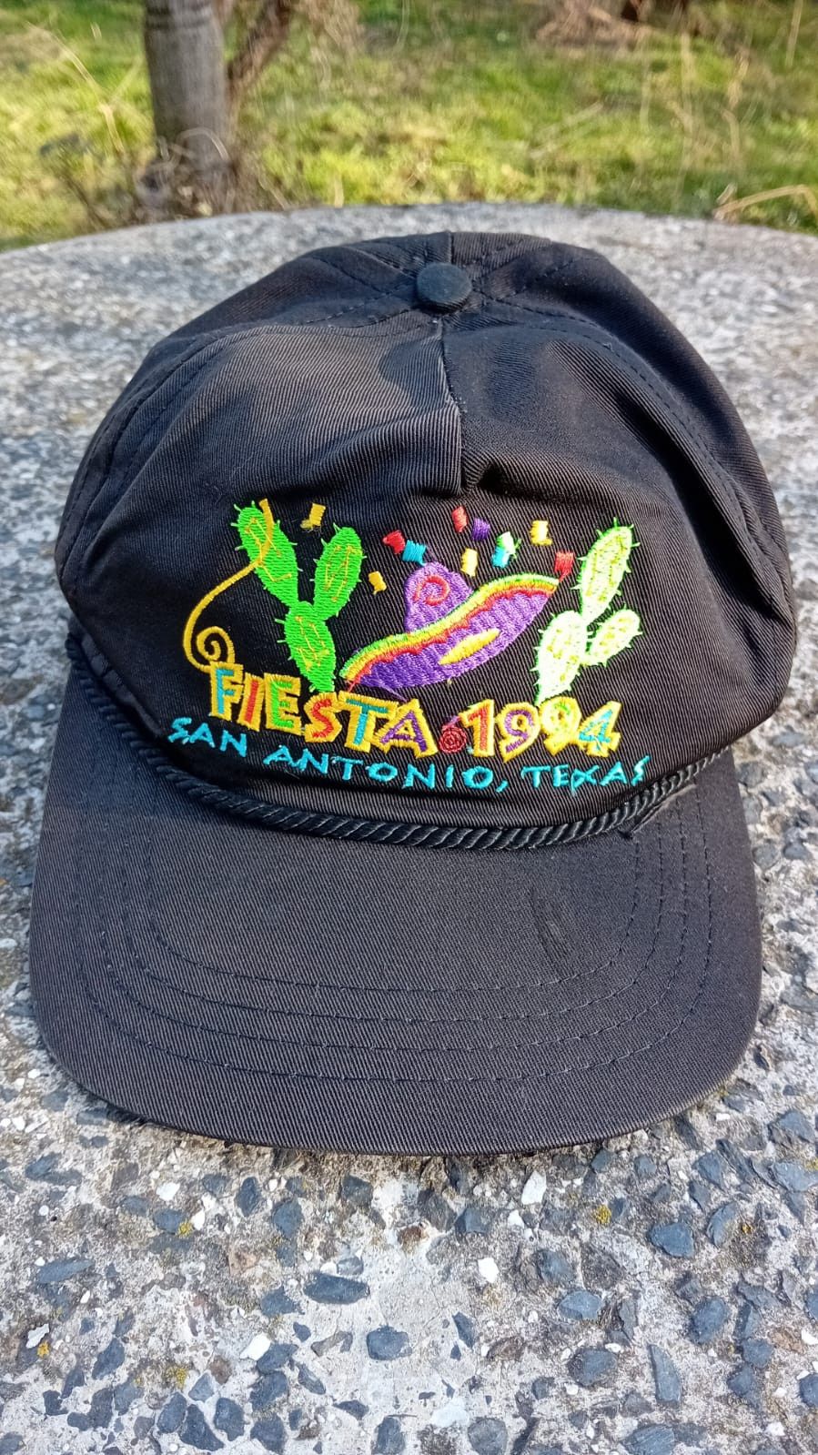 Vintage Fiesta San Antonio Texas 1994 Vintage Strapback Hat Size ONE SIZE - 1 Thumbnail