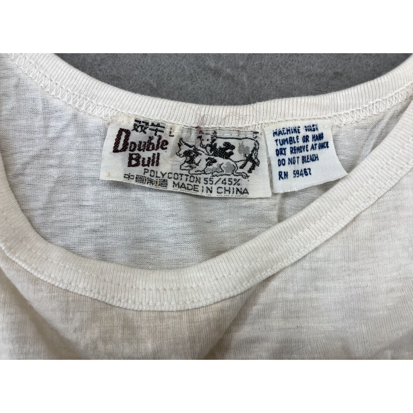 Vintage VINTAGE Double Bull Bahamas Souvenir Graphic Tank Top Men L White Nautical Beach 90s Shirt T-Shirt Tank Top Size US L / EU 52-54 / 3 - 3 Thumbnail