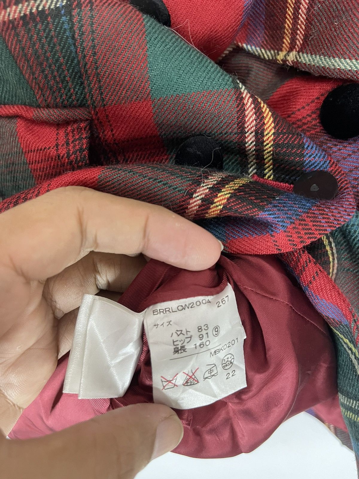 RLX Ralph Lauren × Ralph Lauren × Vintage VINTAGE 80’s CHECKED REDS RALPH LAUREN Size S / US 4 / IT 40 - 4 Thumbnail