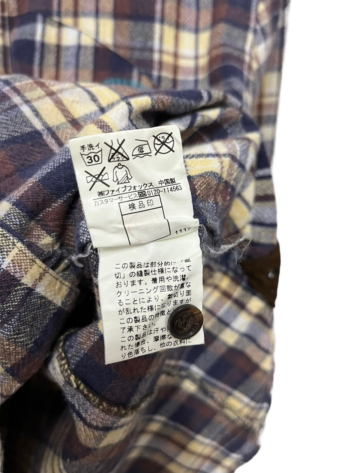 Japanese Brand PPFM flannel shirt Size M / US 6-8 / IT 42-44 - 8 Thumbnail