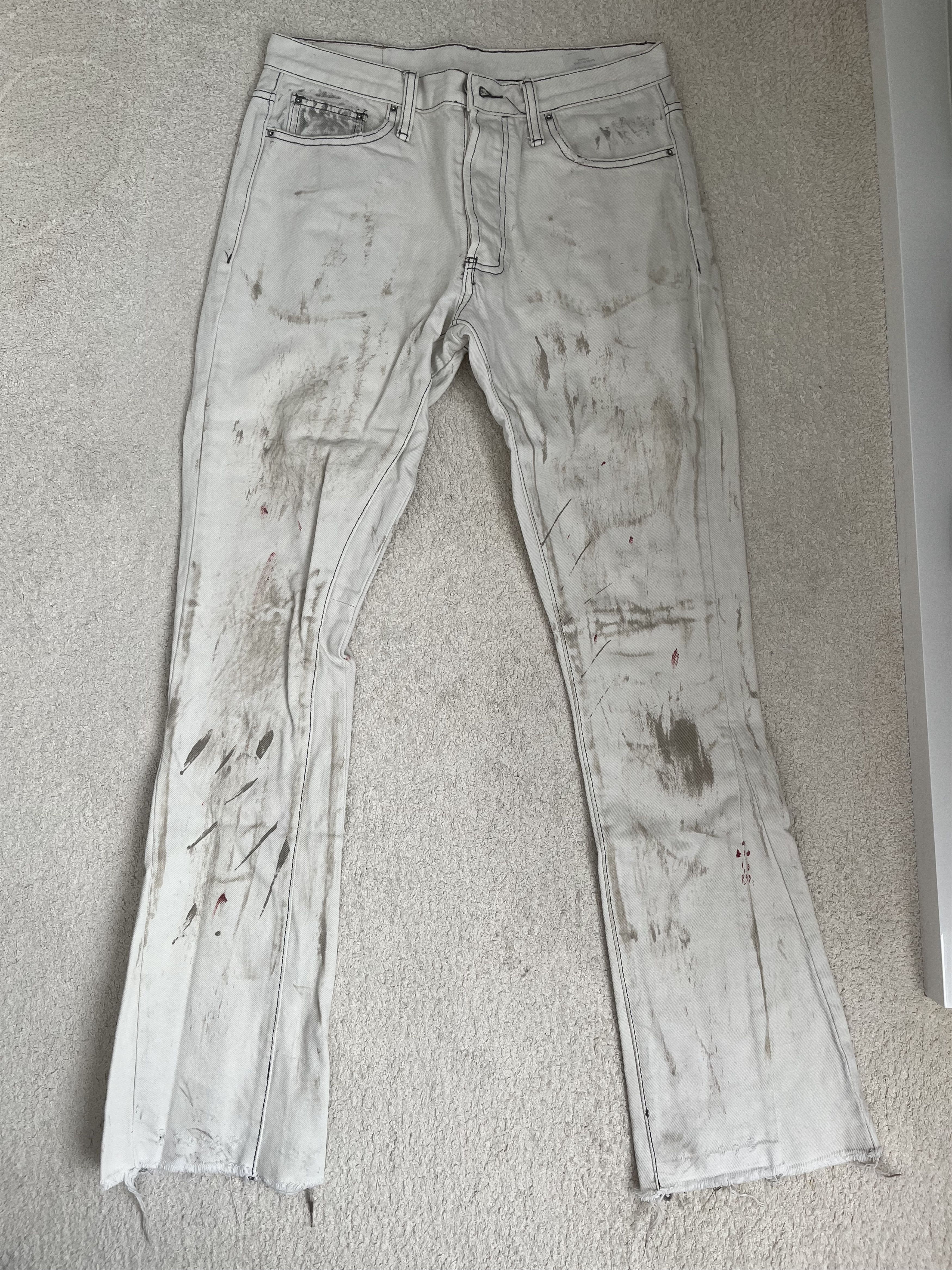 MNML MNML flare jeans white Size US 30 / EU 46 - 1 Thumbnail