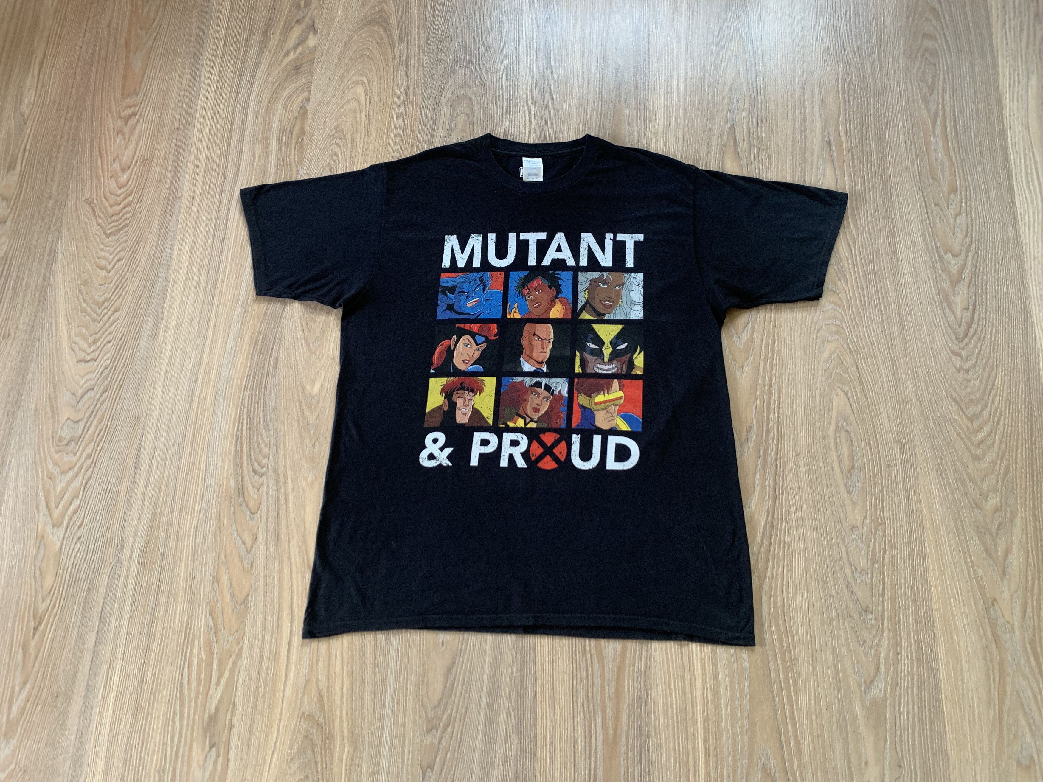 Anime × Marvel Comics Marvel Mutant & Proud Print T-Shirt Size US XL / EU 56 / 4 - 1 Thumbnail