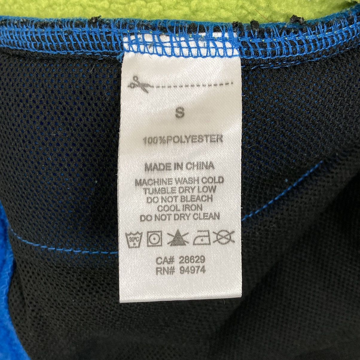Stussy Crazy Y2K Stussy Diagonal Zipper Colorblock Fleece Jacket Size US S / EU 44-46 / 1 - 8 Thumbnail