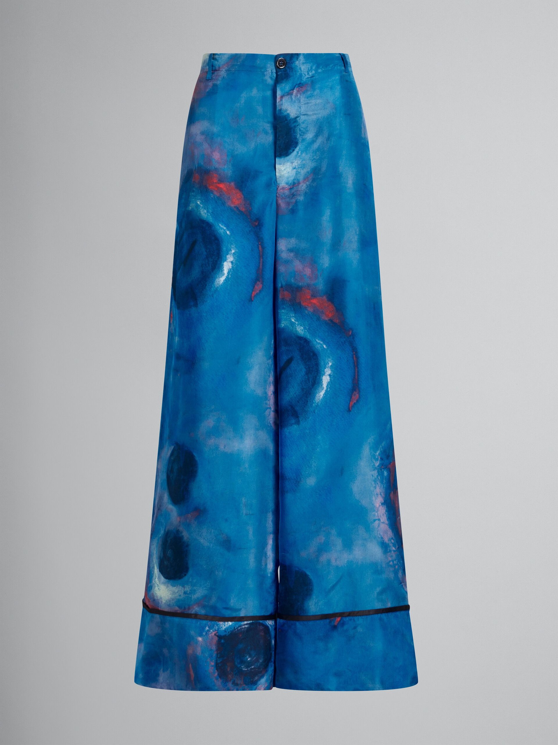 Marni o1srvl11e0624 Trousers in Blue Size 27" / US 4 / IT 40 - 1 Thumbnail
