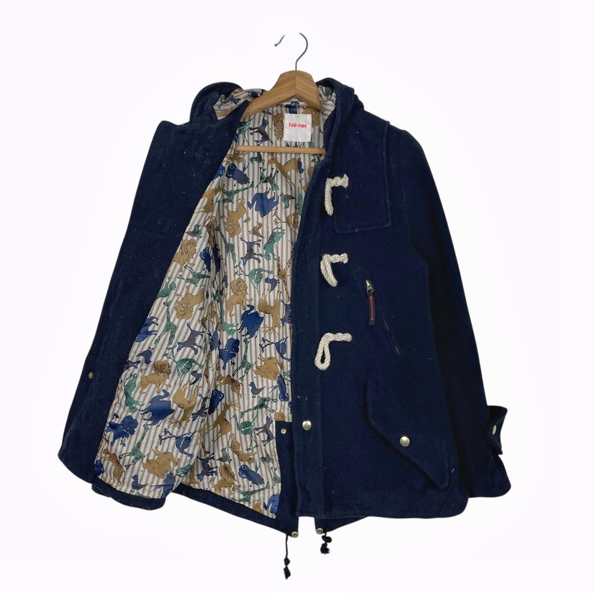 Ne-Net Ne-net Hooded Wool Duffle Jacket Size US S / EU 44-46 / 1 - 1 Thumbnail