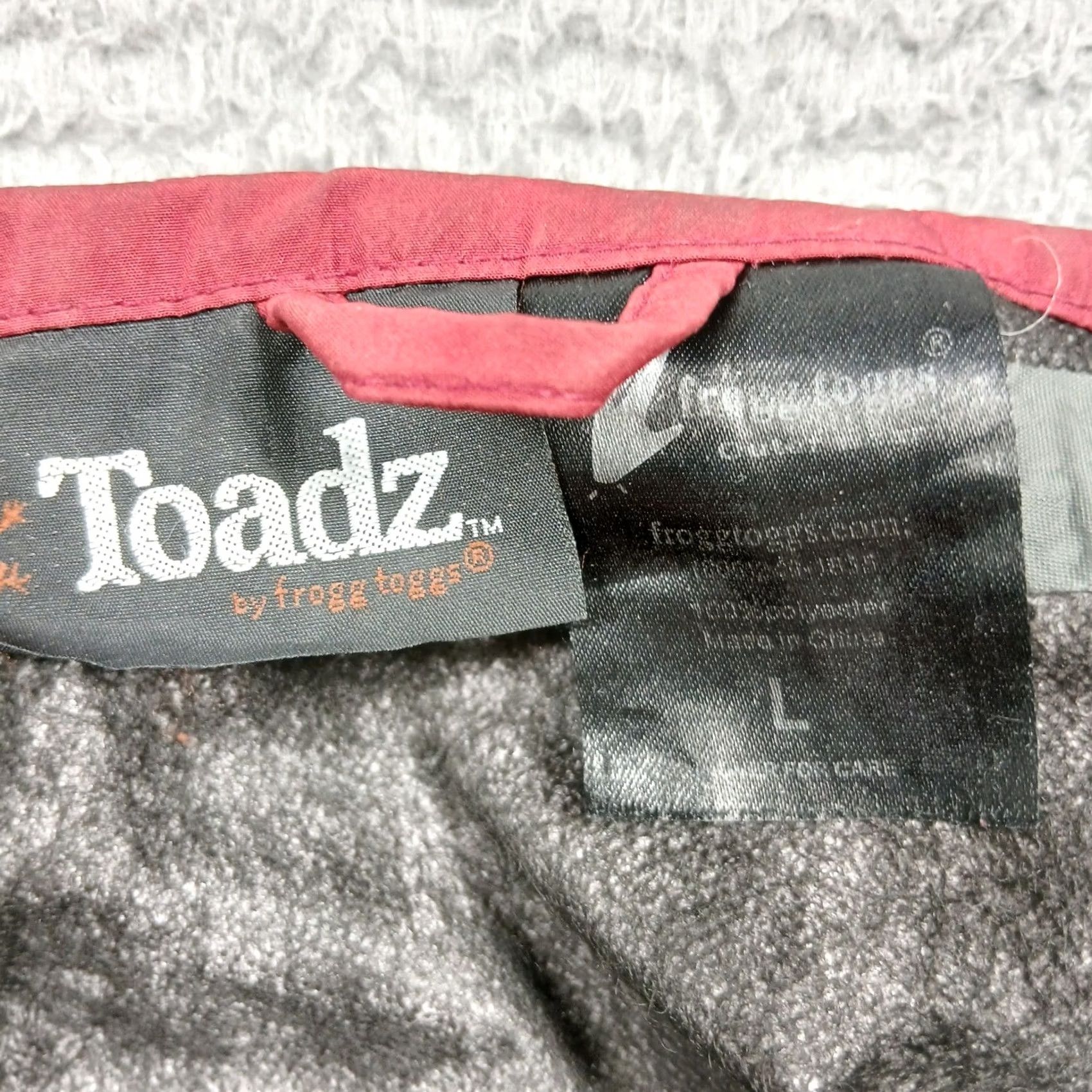 Vintage Frogg Toggs Toadz Rain Jacket Hooded Full Zip Mens Red L Waterproof Lightweight Size US L / EU 52-54 / 3 - 4 Thumbnail