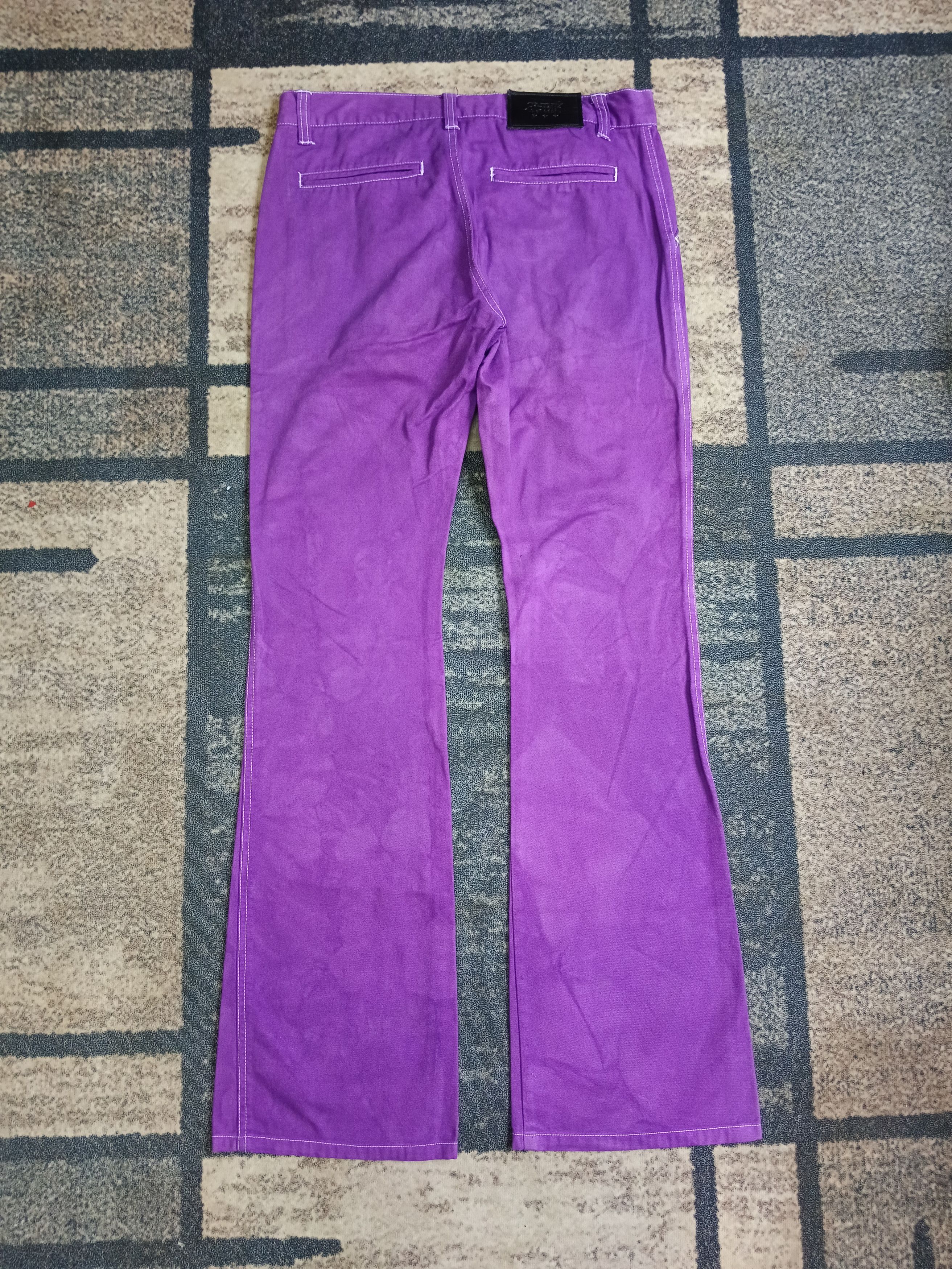 If Six Was Nine DISTRESSED FADE RUBIK PANTS Size US 30 / EU 46 - 3 Thumbnail