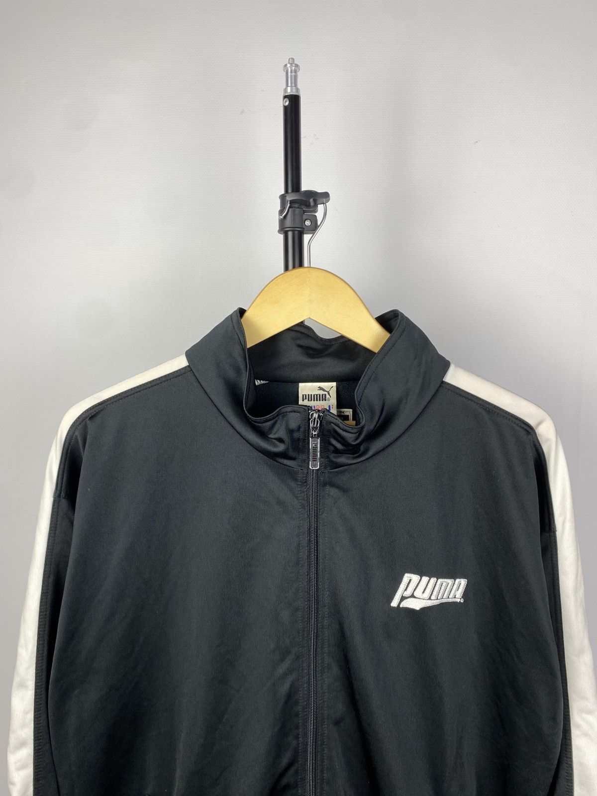 Puma × Vintage Vintage 90’s PUMA Sport Long Sleeve Track Full Zip Jacket S Size US S / EU 44-46 / 1 - 2 Thumbnail