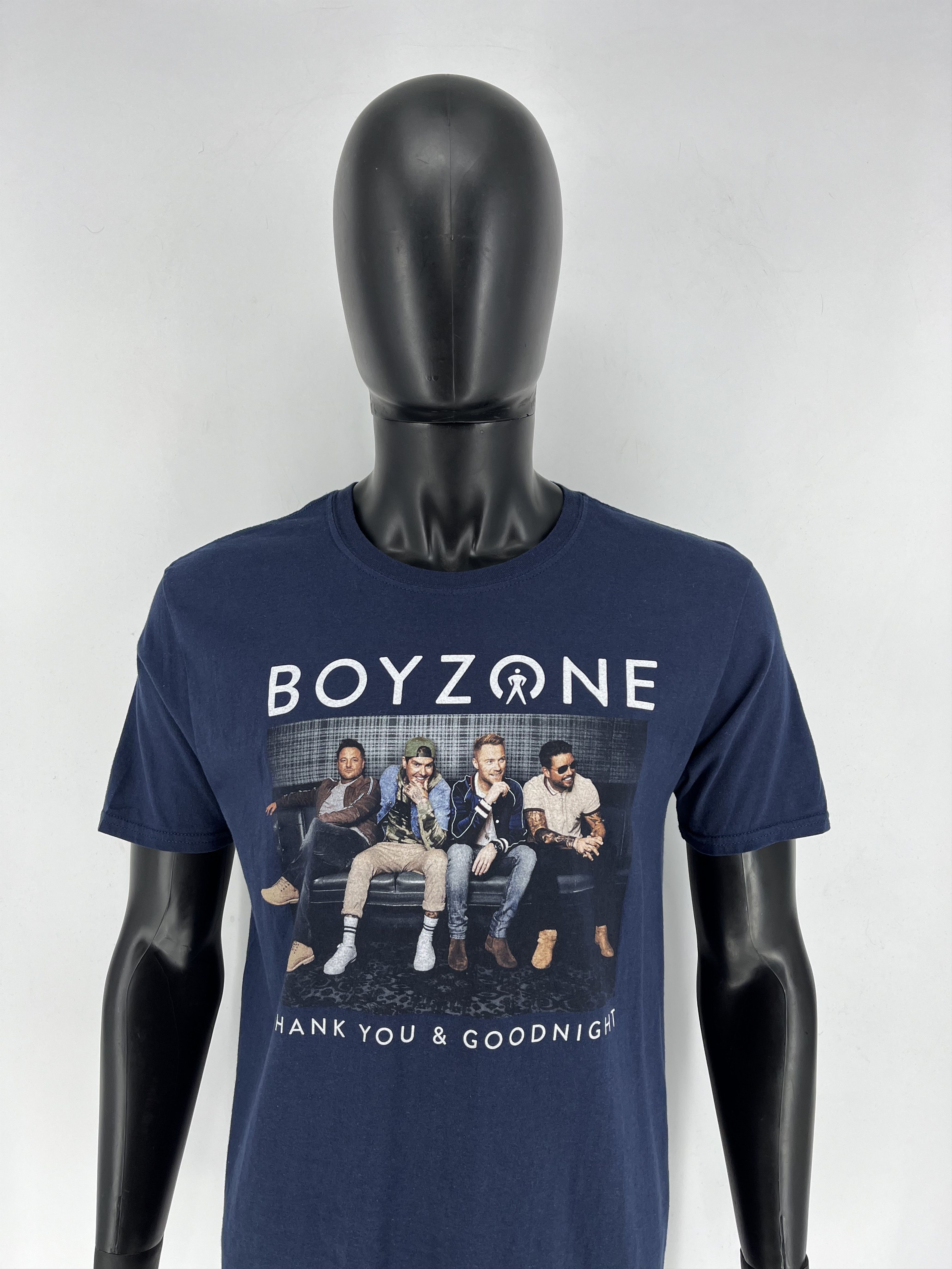 Band Tees × Vintage Vintage Y2K Boyzone T-Shirt Live By Request Tour Tee Size US L / EU 52-54 / 3 - 1 Thumbnail