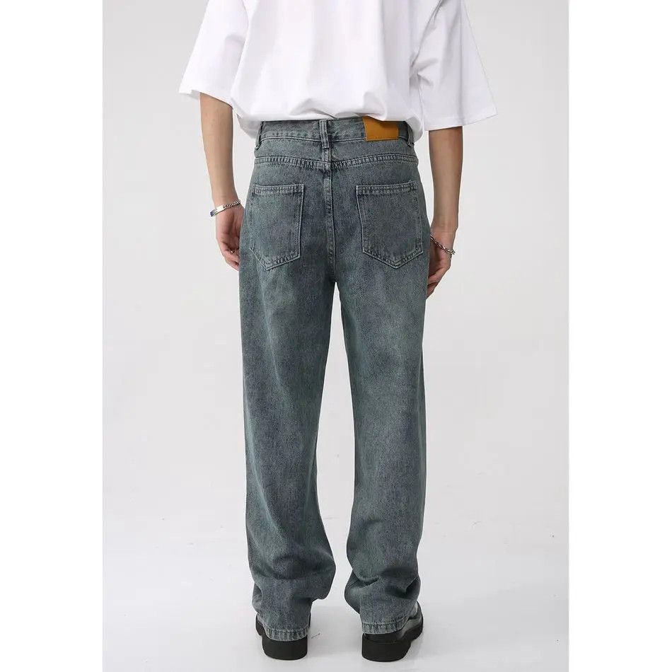Japanese Brand Retro loose straight pocket jeans Size US 32 / EU 48 - 4 Thumbnail