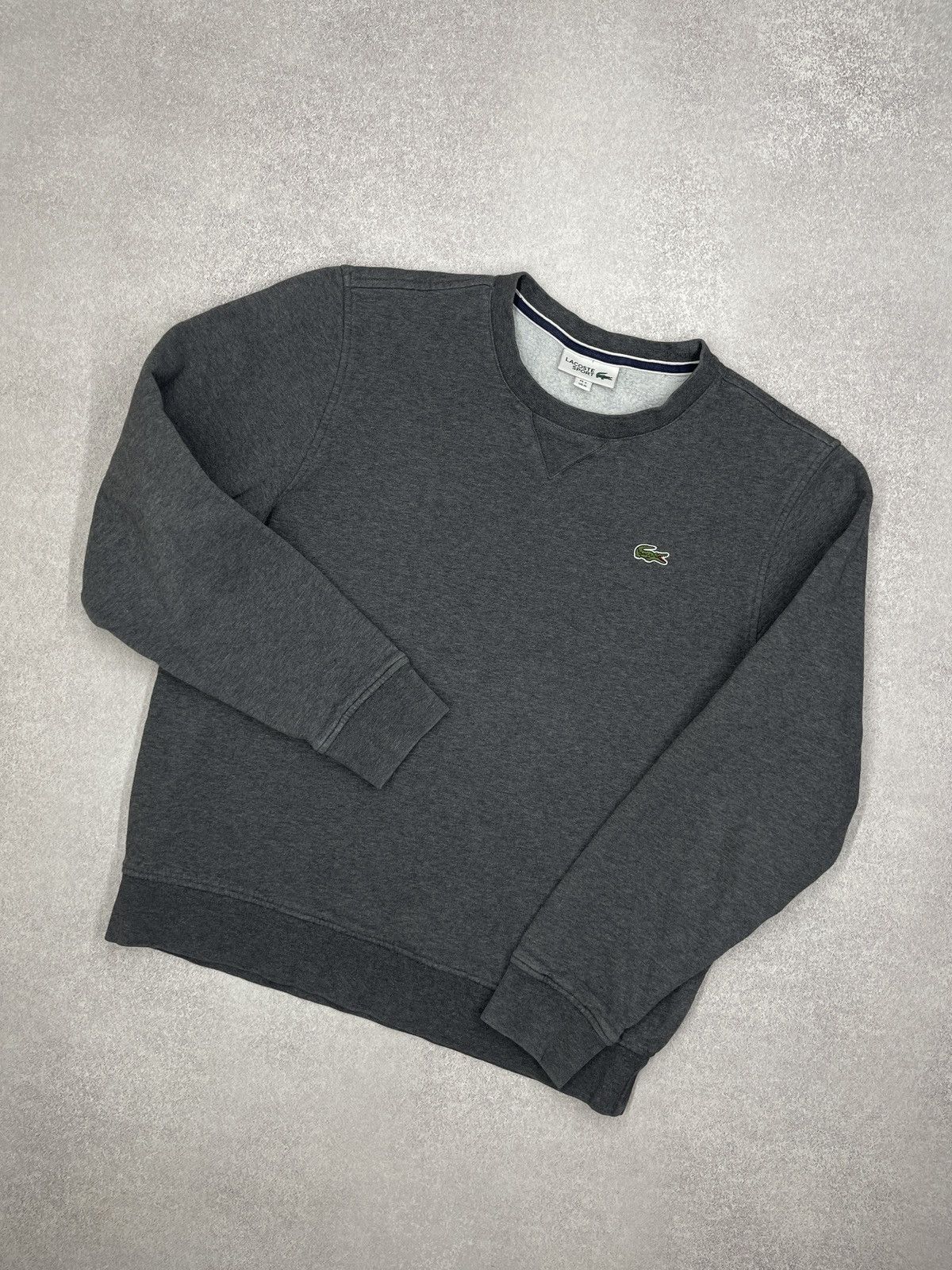 Lacoste Mens Lacoste Sweatshirt Grey Size M Size US M / EU 48-50 / 2 - 1 Thumbnail