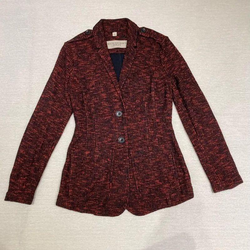Burberry Burberry Spring Autumn Multicolor Cotton Short Coat Size S / US 4 / IT 40 - 1 Thumbnail