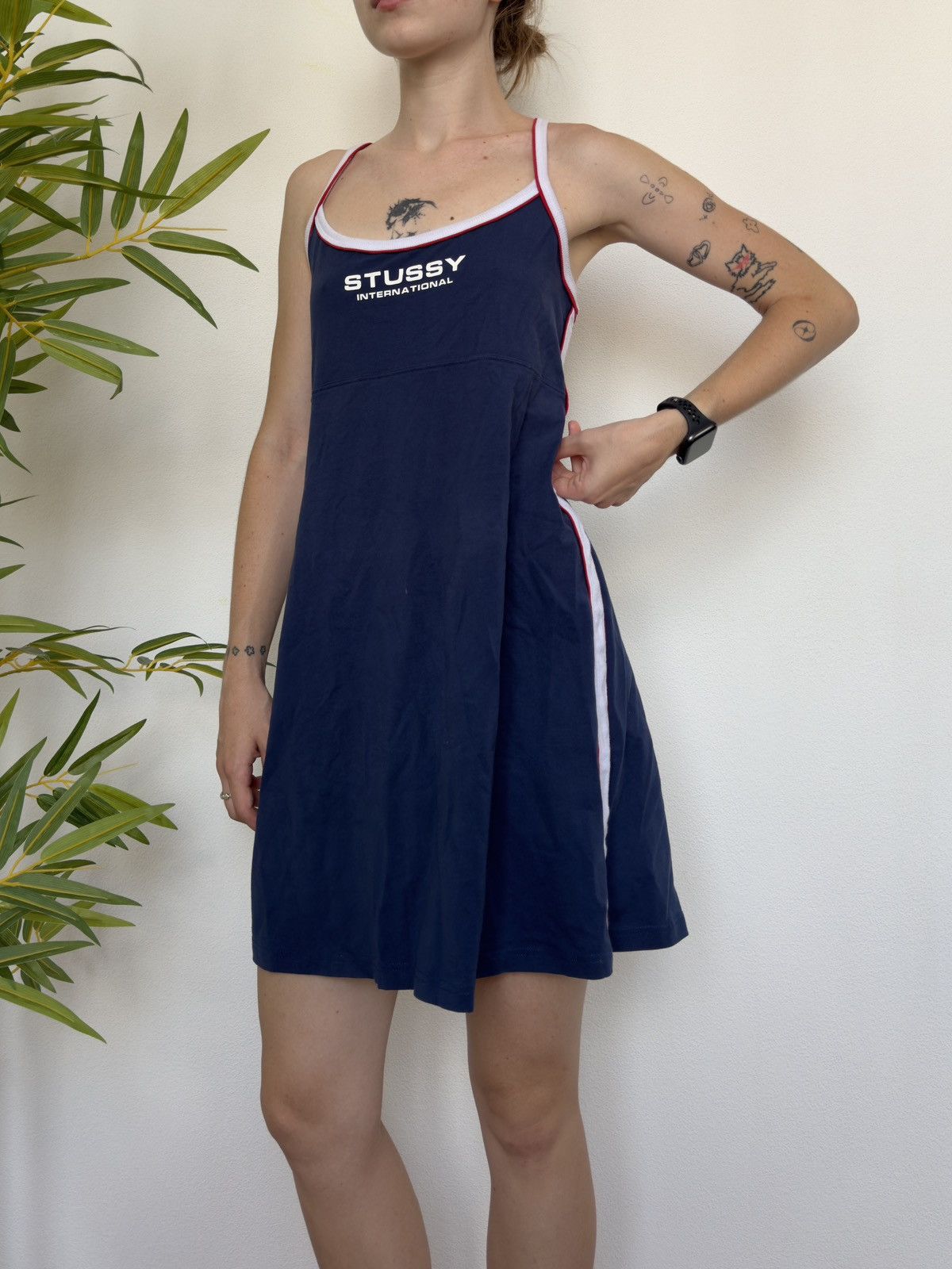 Stussy VINTAGE STUSSY 2000s NAVY DRESS Size XL / US 12-14 / IT 48-50 - 2 Thumbnail