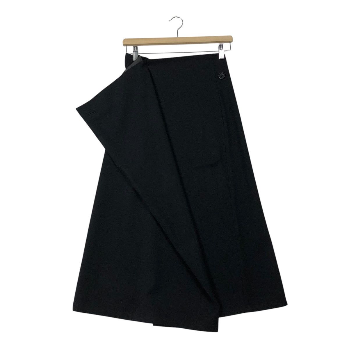Yohji Yamamoto 🔥VINTAGE LONG SKIRT DOUBLE LAYER Y’S YOHJI YAMAMOTO Size 24" / US 00 / IT 34 - 13 Thumbnail