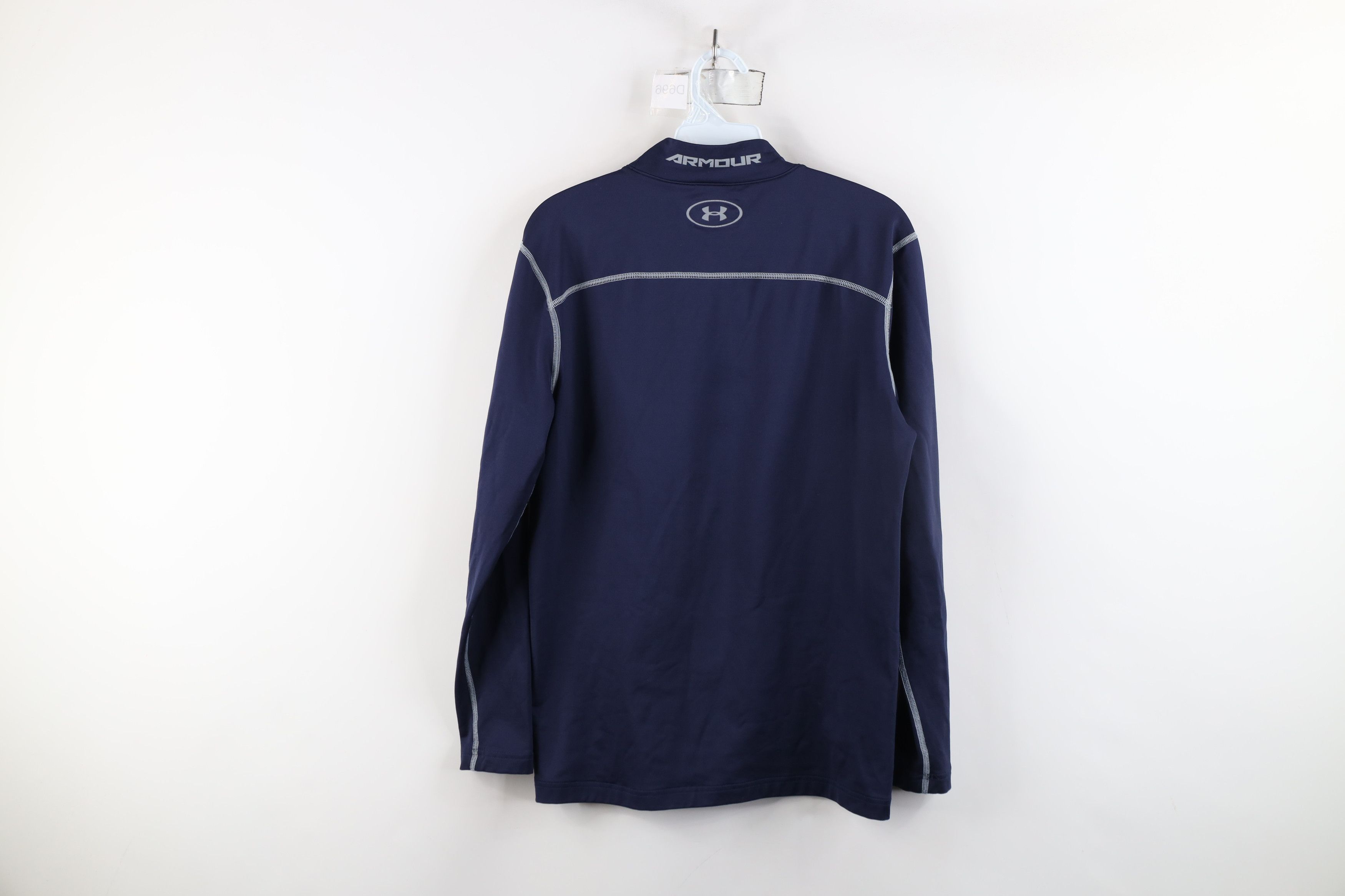 Under Armour × Vintage Under Armour Compression Mock Neck Long Sleeve T-Shirt Blue Size US L / EU 52-54 / 3 - 11 Thumbnail